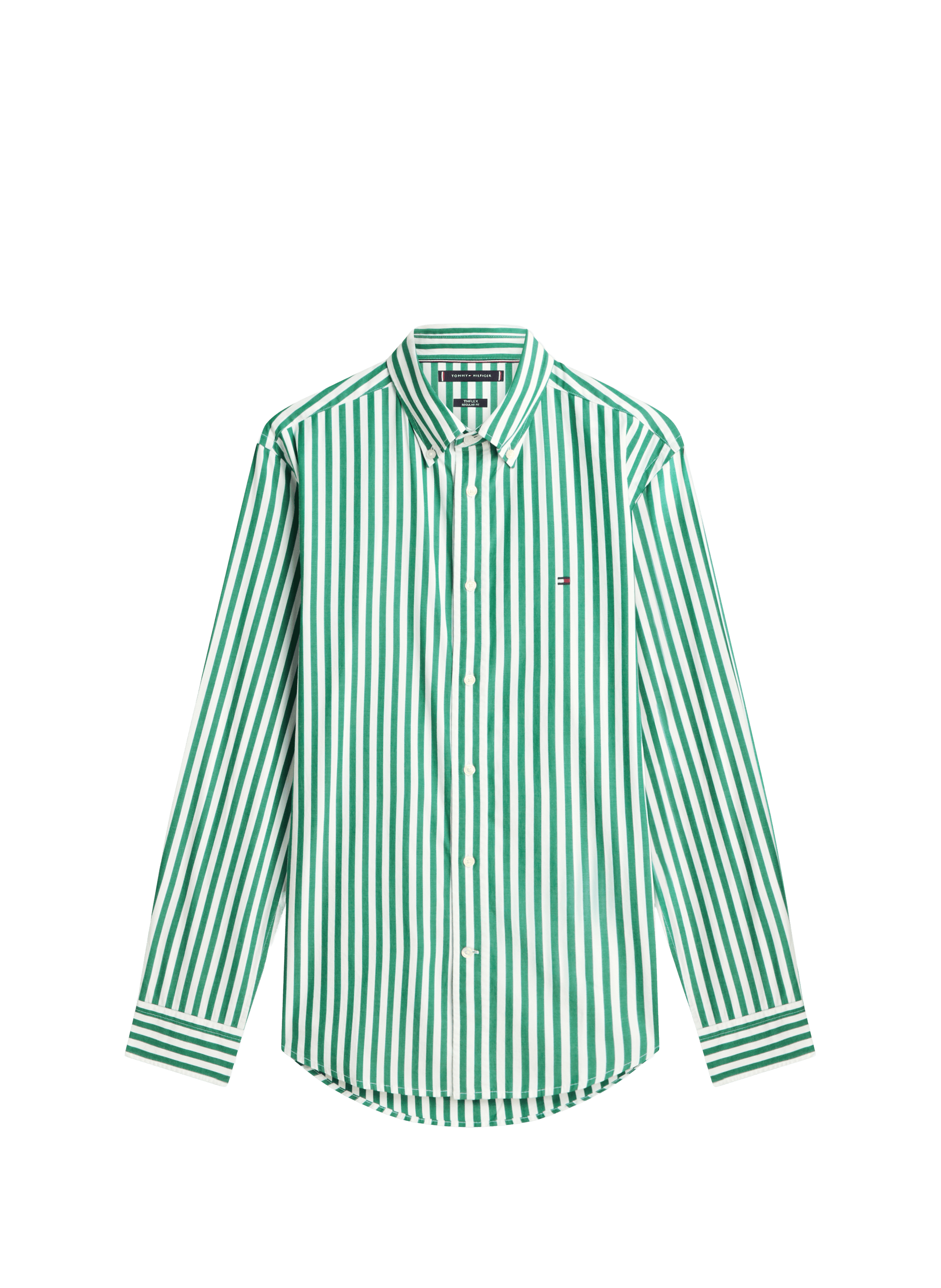 Linen shirt TOMMY HILFIGER Green