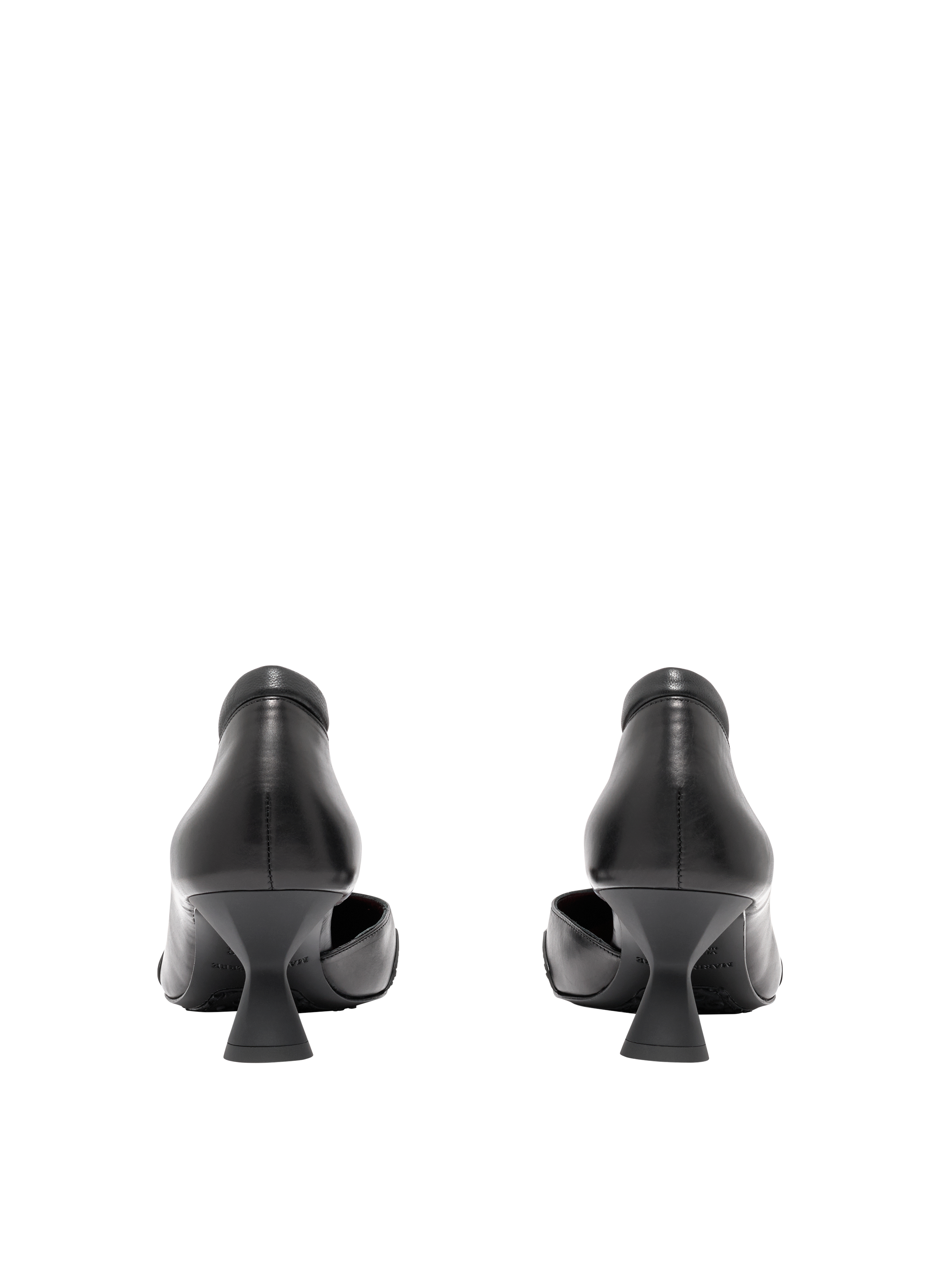 Escarpins en cuir MARINE SERRE Noir