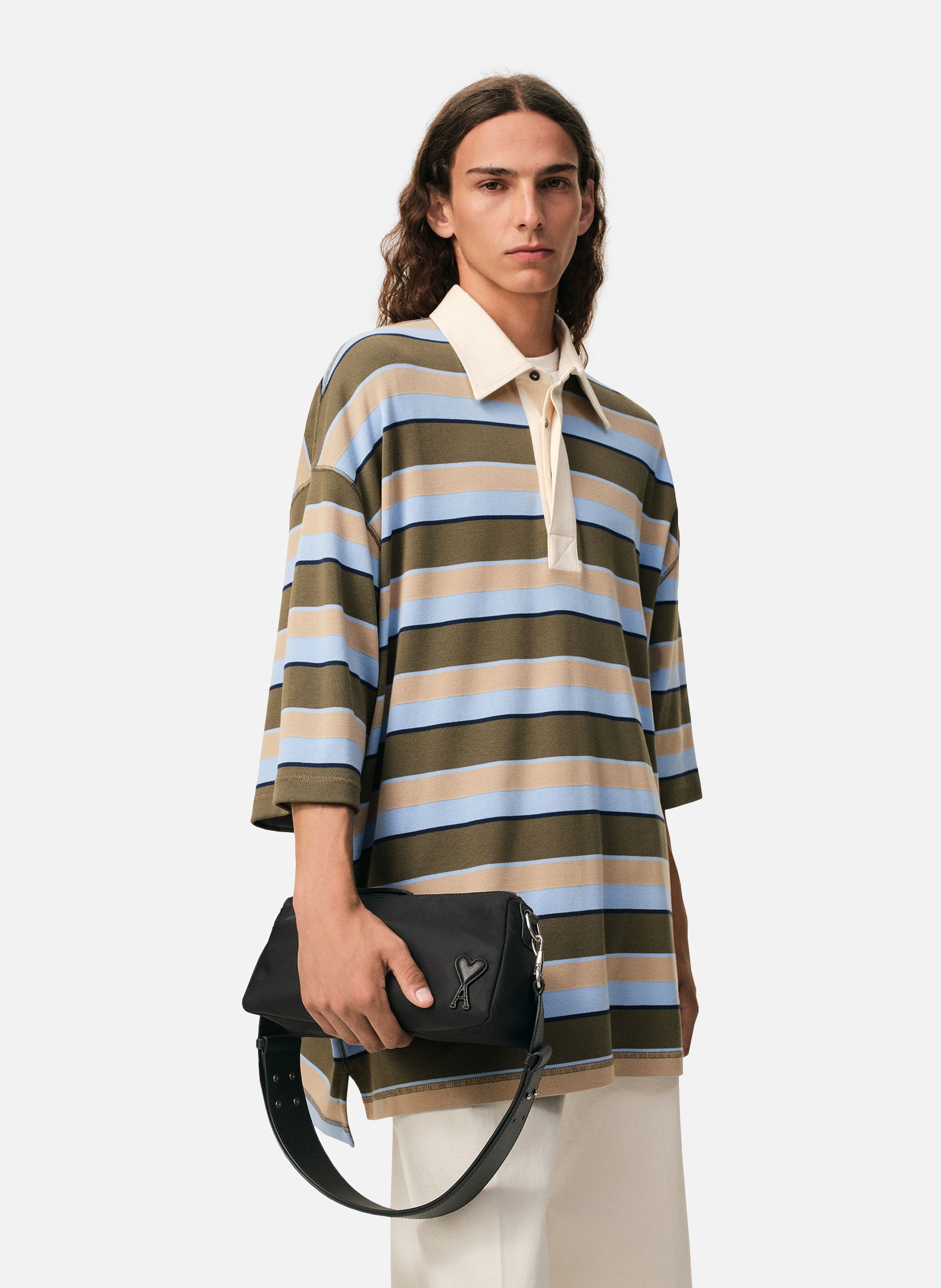 Sac Marcel En Nylon Ouatiné unisexe AMI PARIS Noir