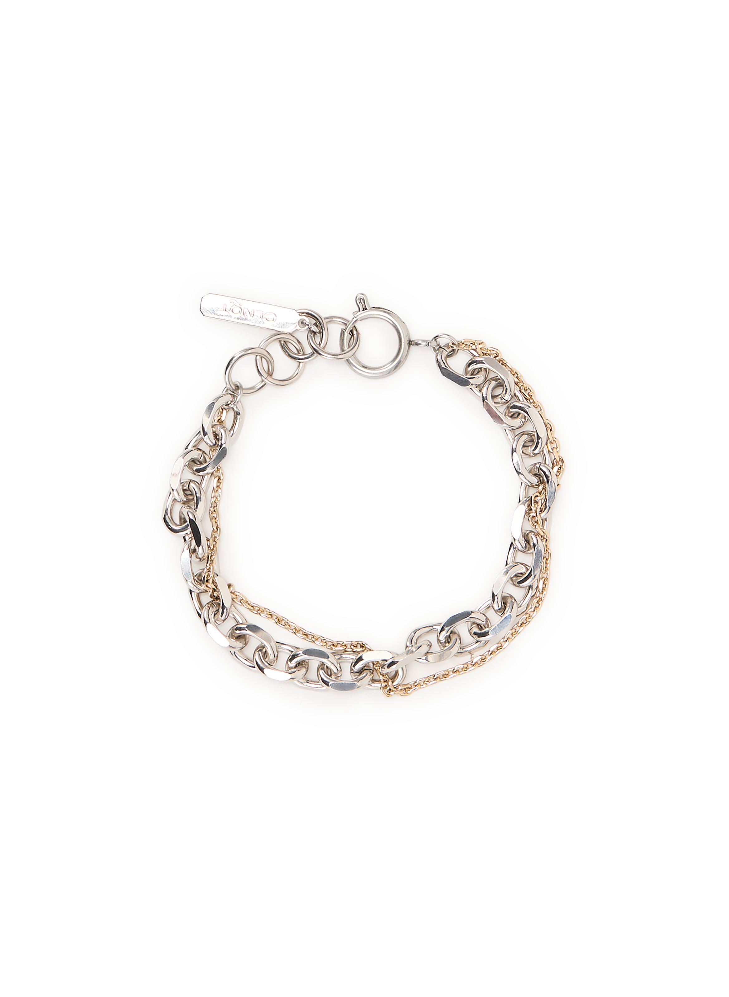 Dana double chain bracelet JUSTINE CLENQUET Multicolour