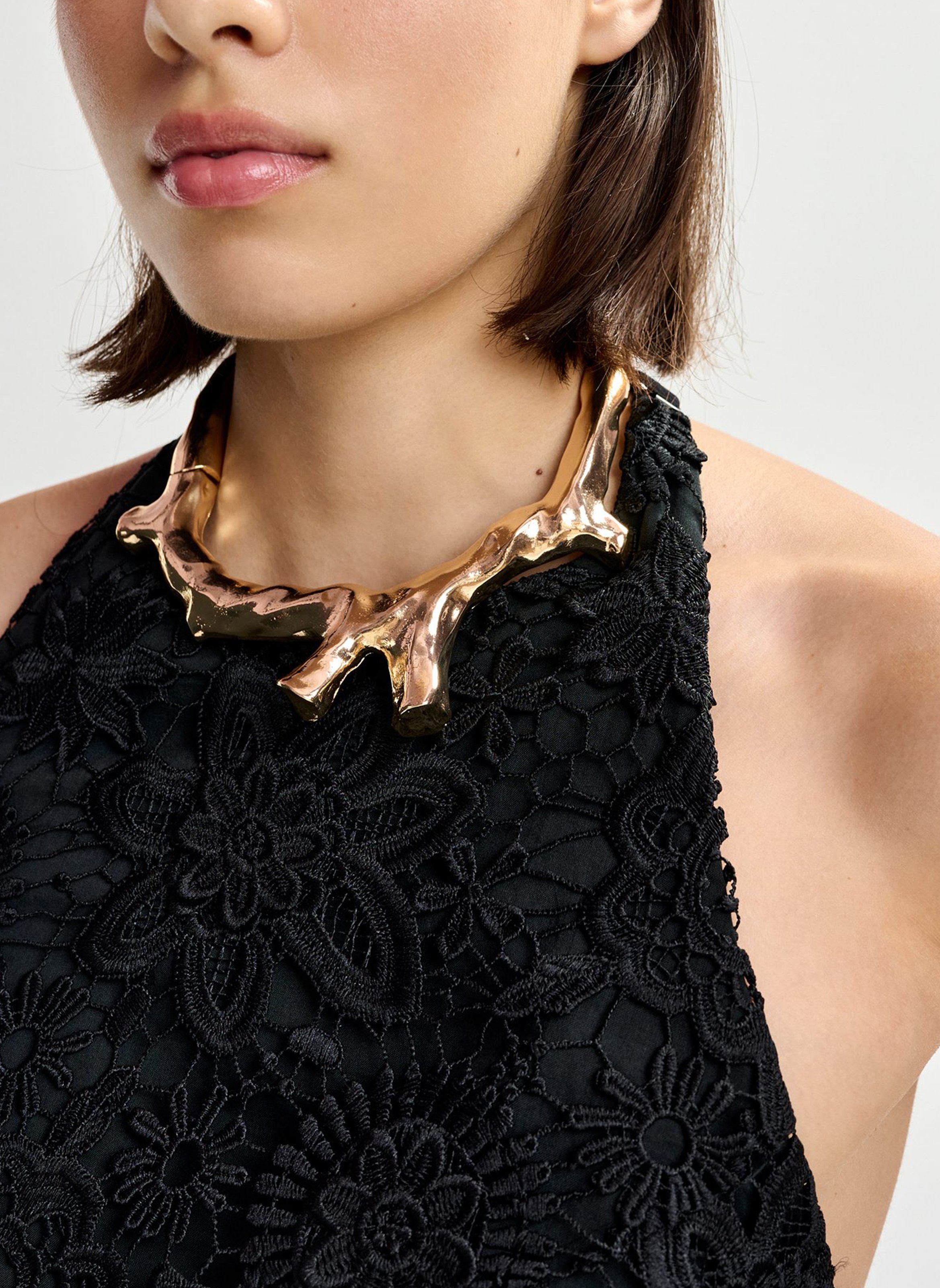 Collier à enfiler branche jomen ESSENTIEL ANTWERP Doré