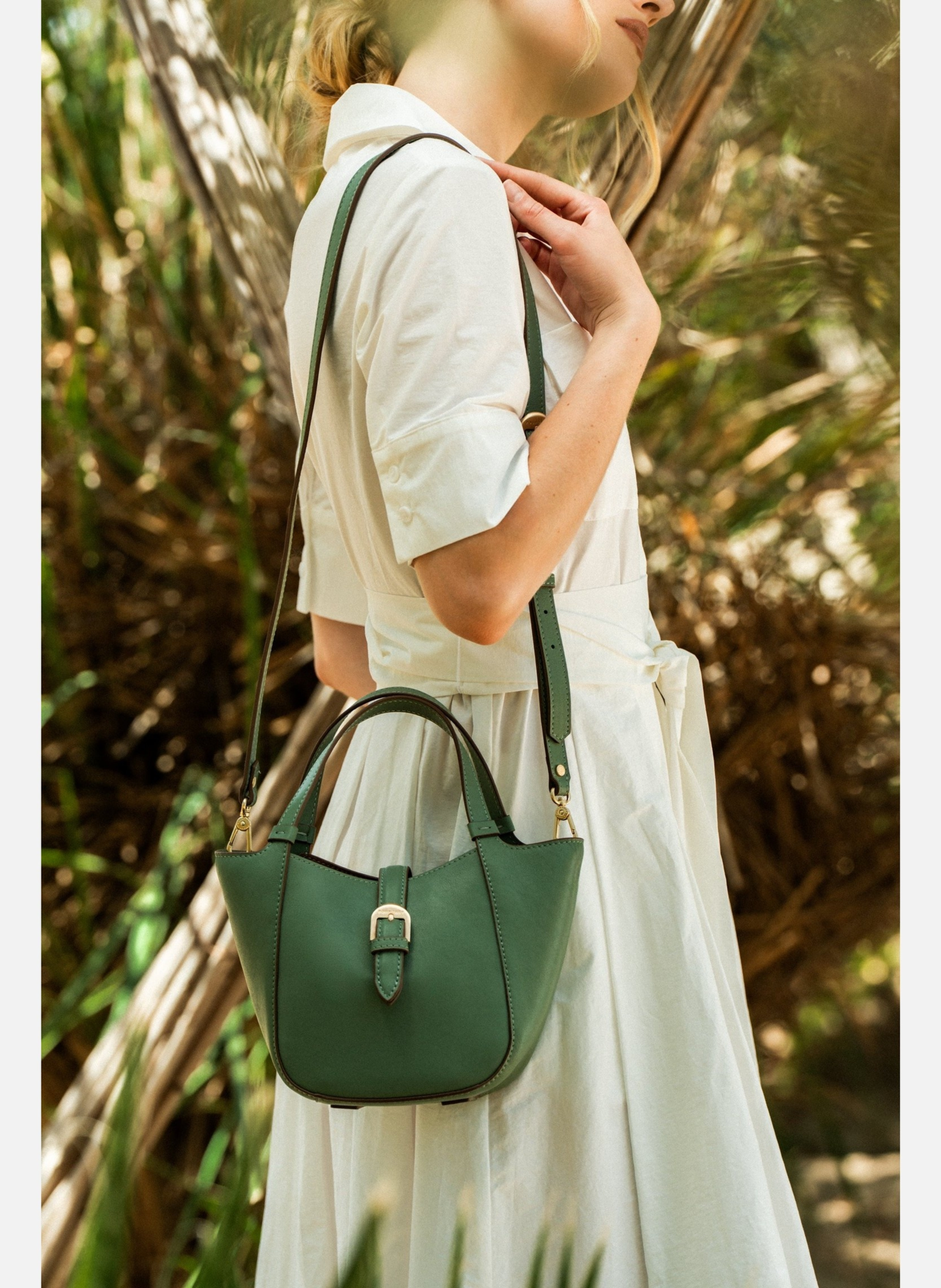 L'envolée | sac à main POURCHET Vert