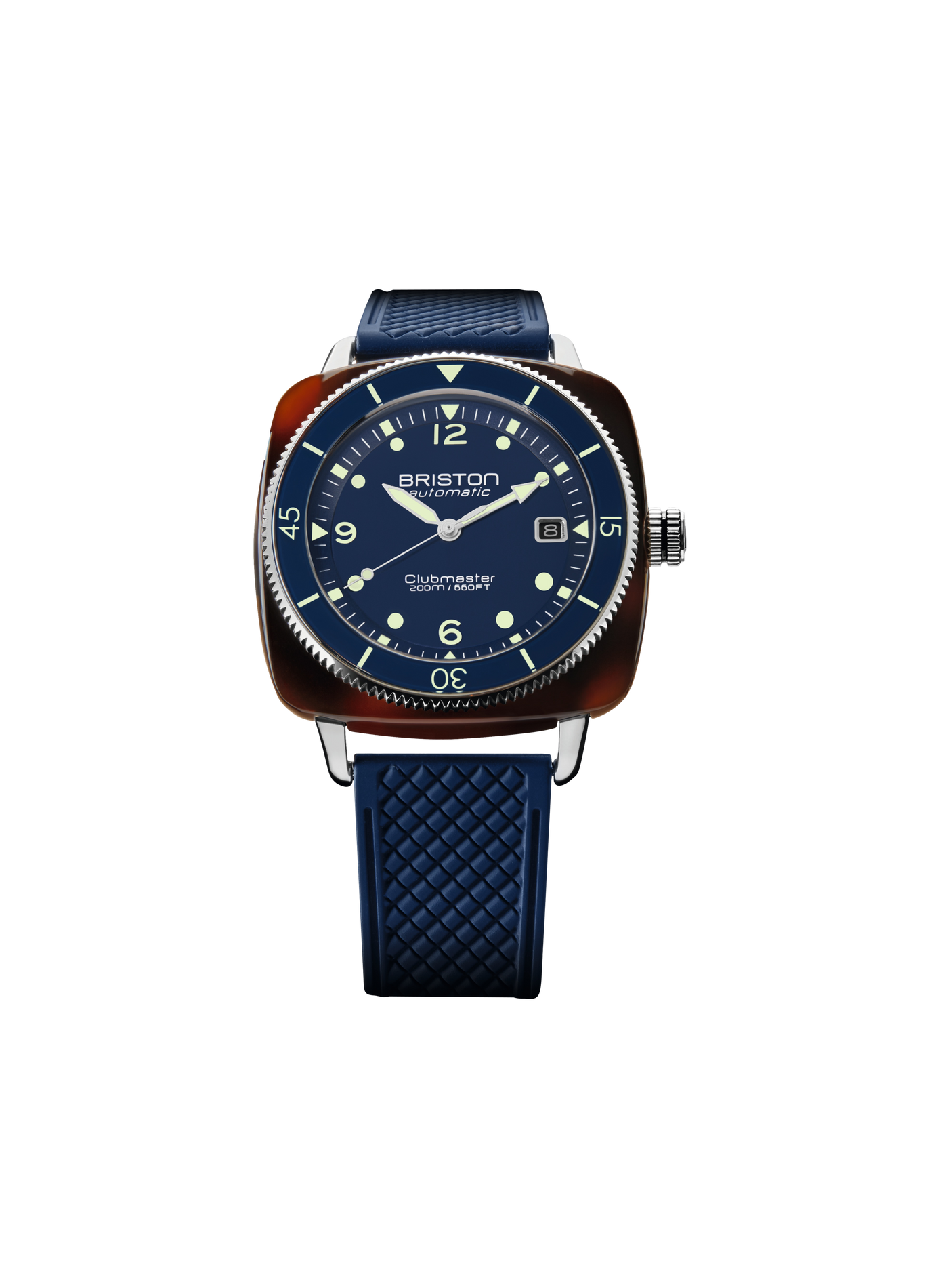 Montre Clubmaster Legend en caoutchouc BRISTON Bleu