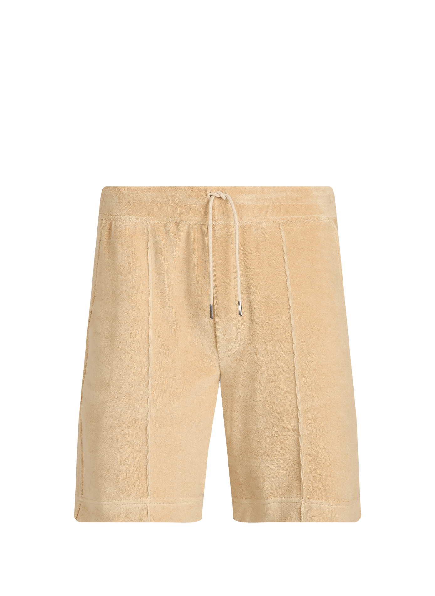 Short éponge en coton mélangé AURELIEN Beige
