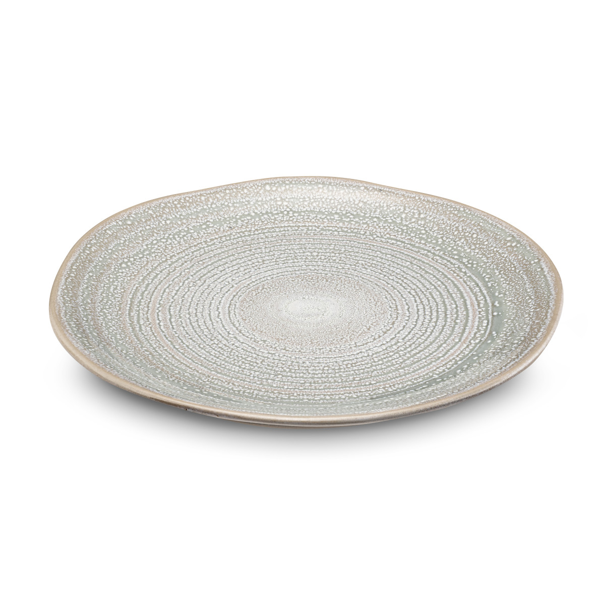 Atoll - assiette plate 27 cm (lot de 6) MEDARD DE NOBLAT Gris