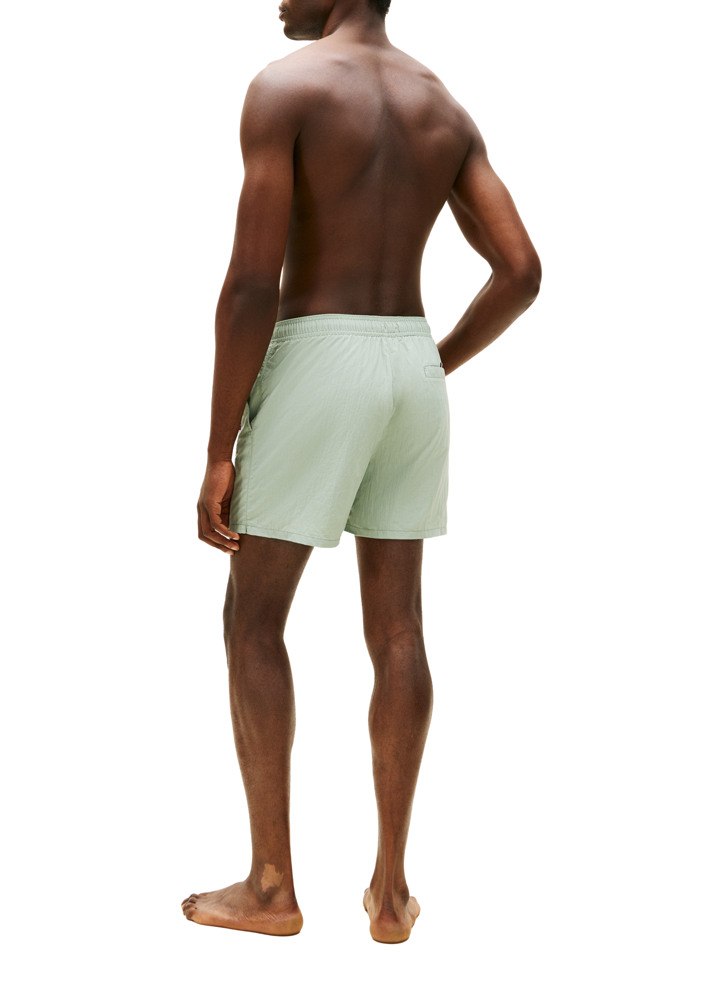 Short de bain à logo TOMMY HILFIGER Vert