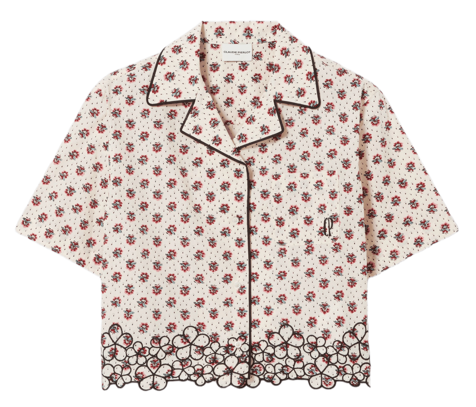 Chemise droite imprimée CLAUDIE PIERLOT Multicolore