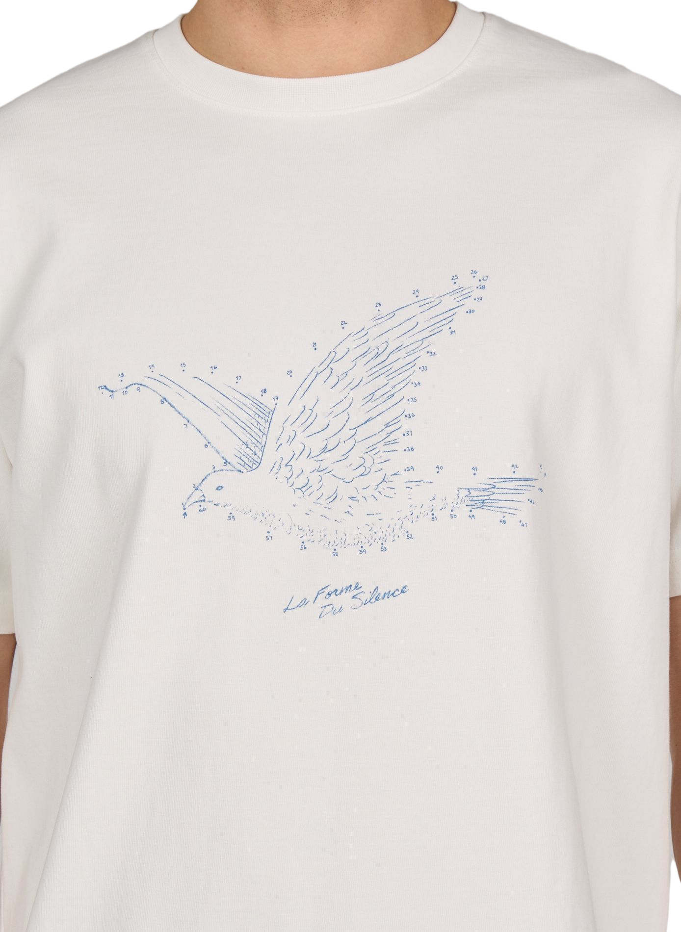 Oversized printed cotton T-shirt PAS UNE MARQUE White