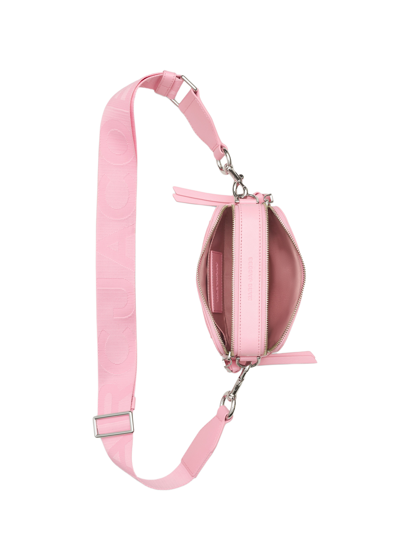 Bolso de hombro Snapshot de cuero MARC JACOBS Rosa