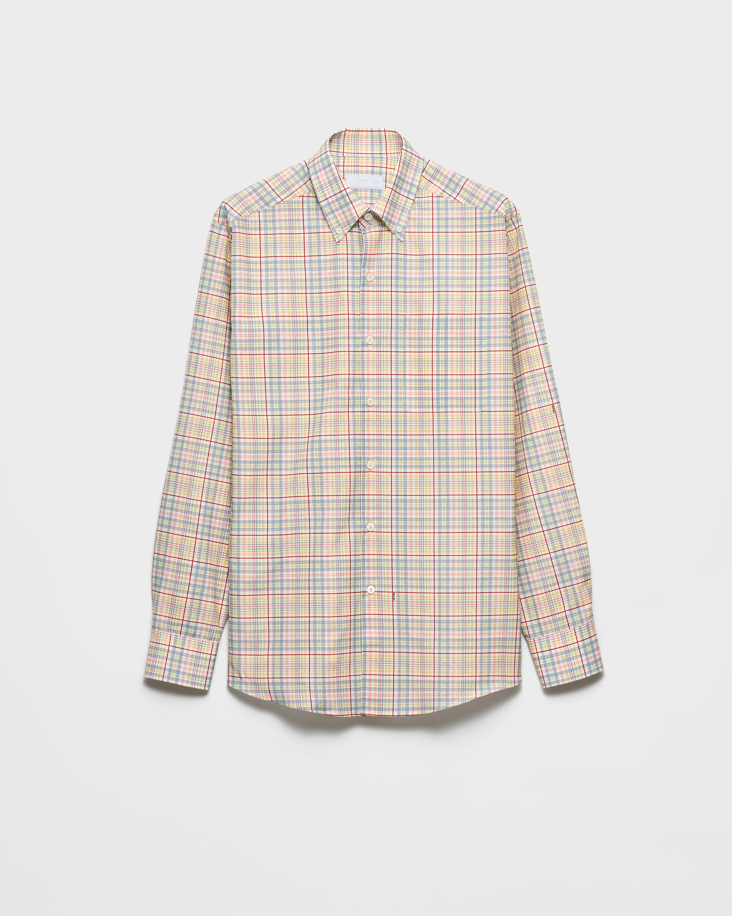 Chemise en coton PRADA Bleu