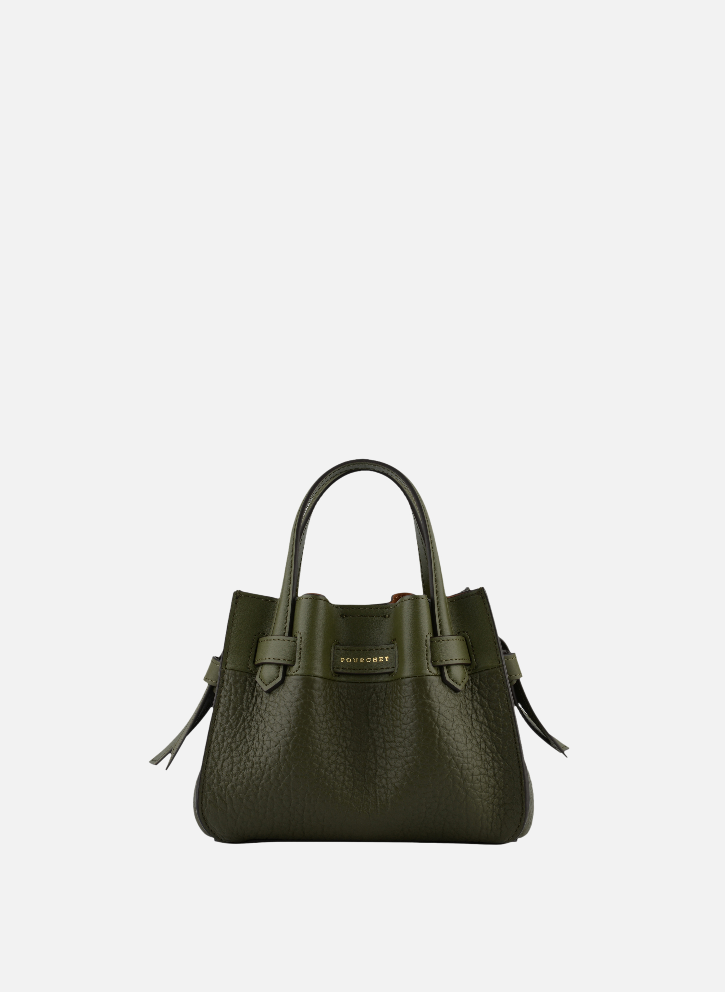 Blossom | sac à main nano en cuir de vachette  Kaki