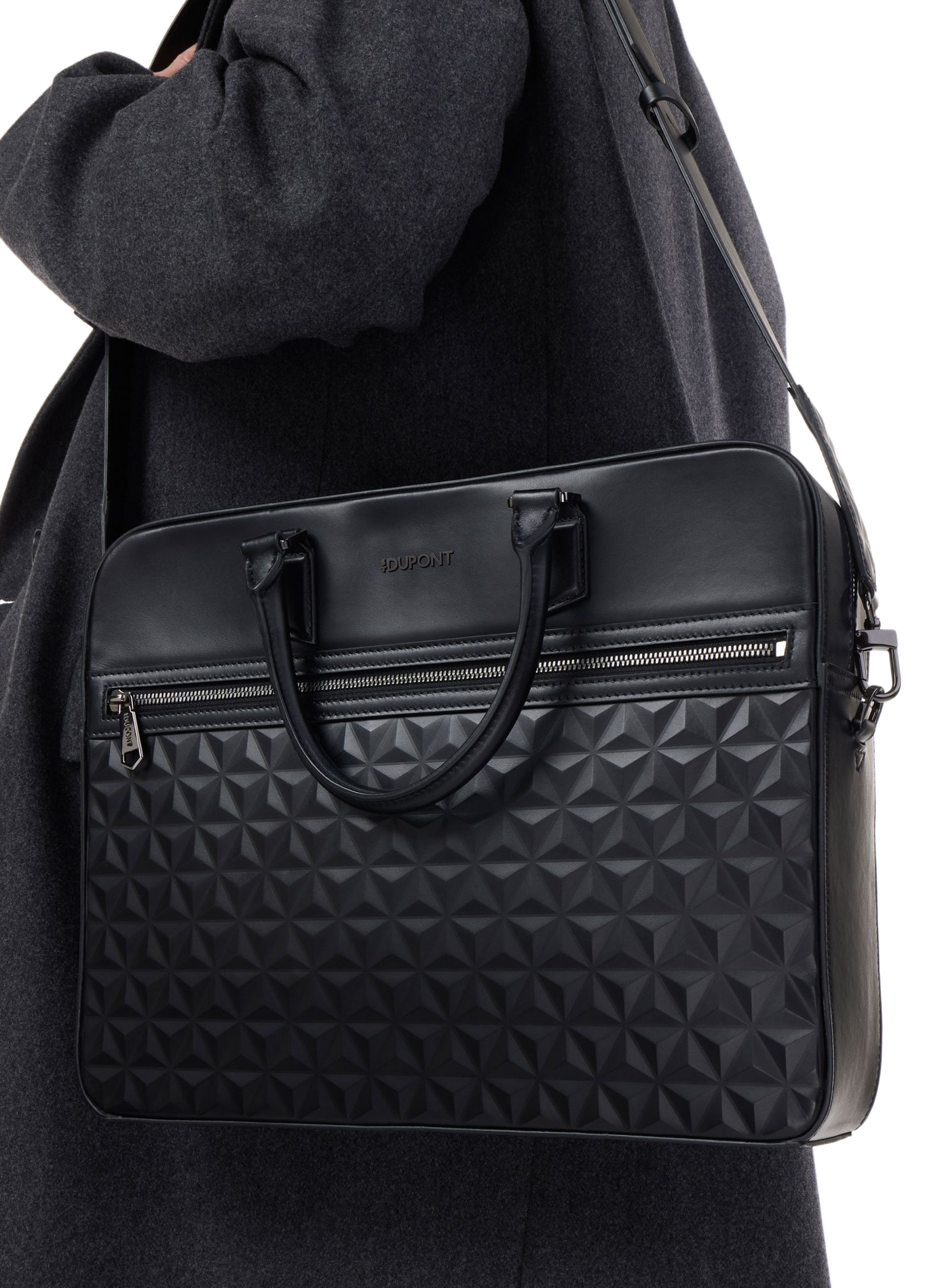 Apex Leder Dokumententasche S.T. DUPONT Schwarz
