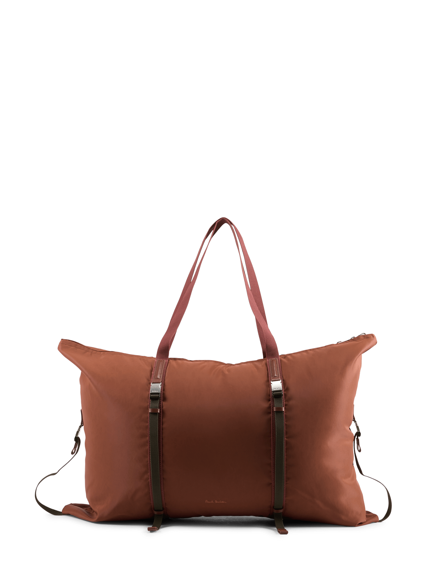 Reisetasche mit Schnalldetails und gesticktem Logo PAUL SMITH Rot