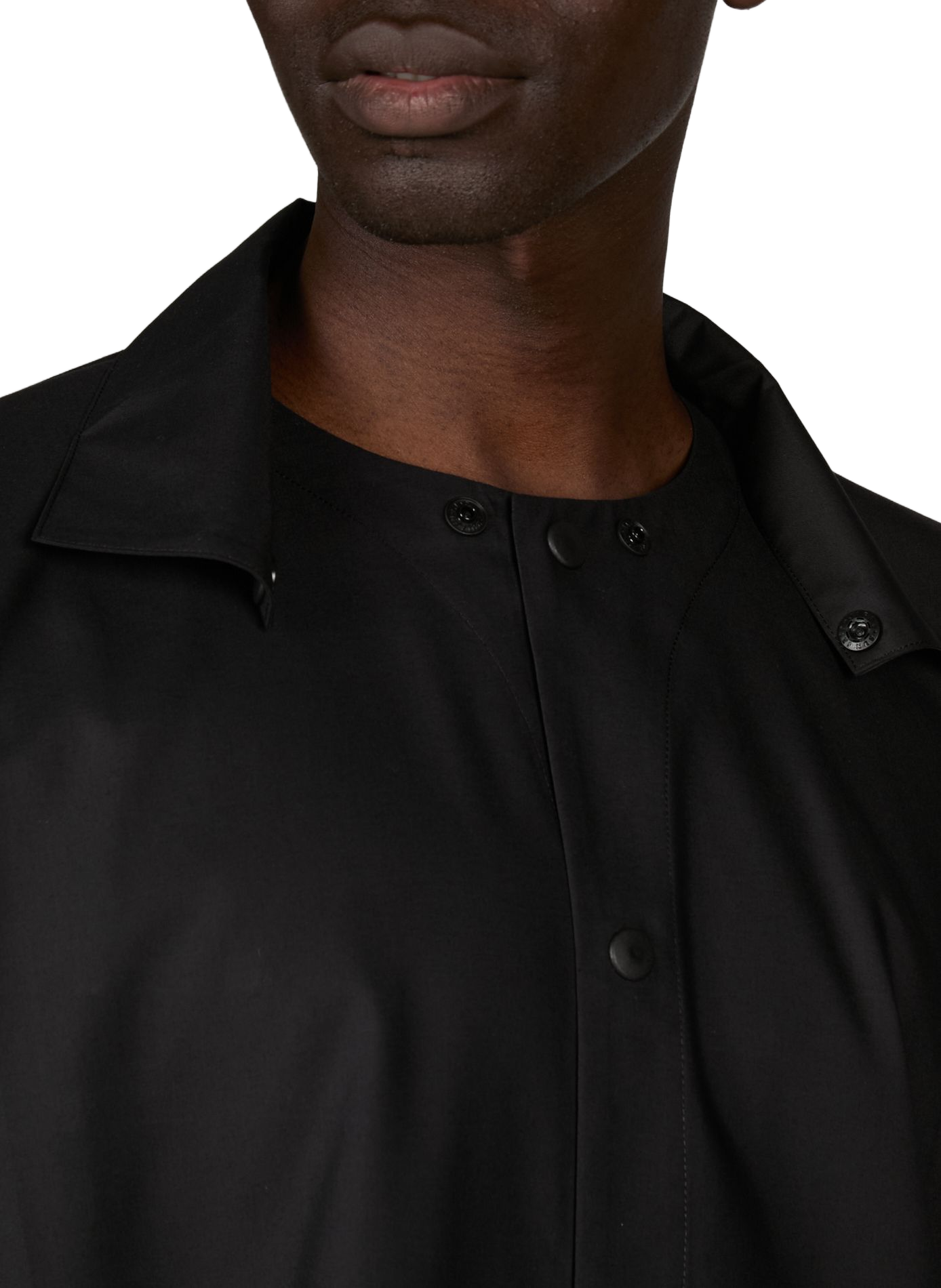 Oversized long-sleeve shirt ISSEY MIYAKE Black