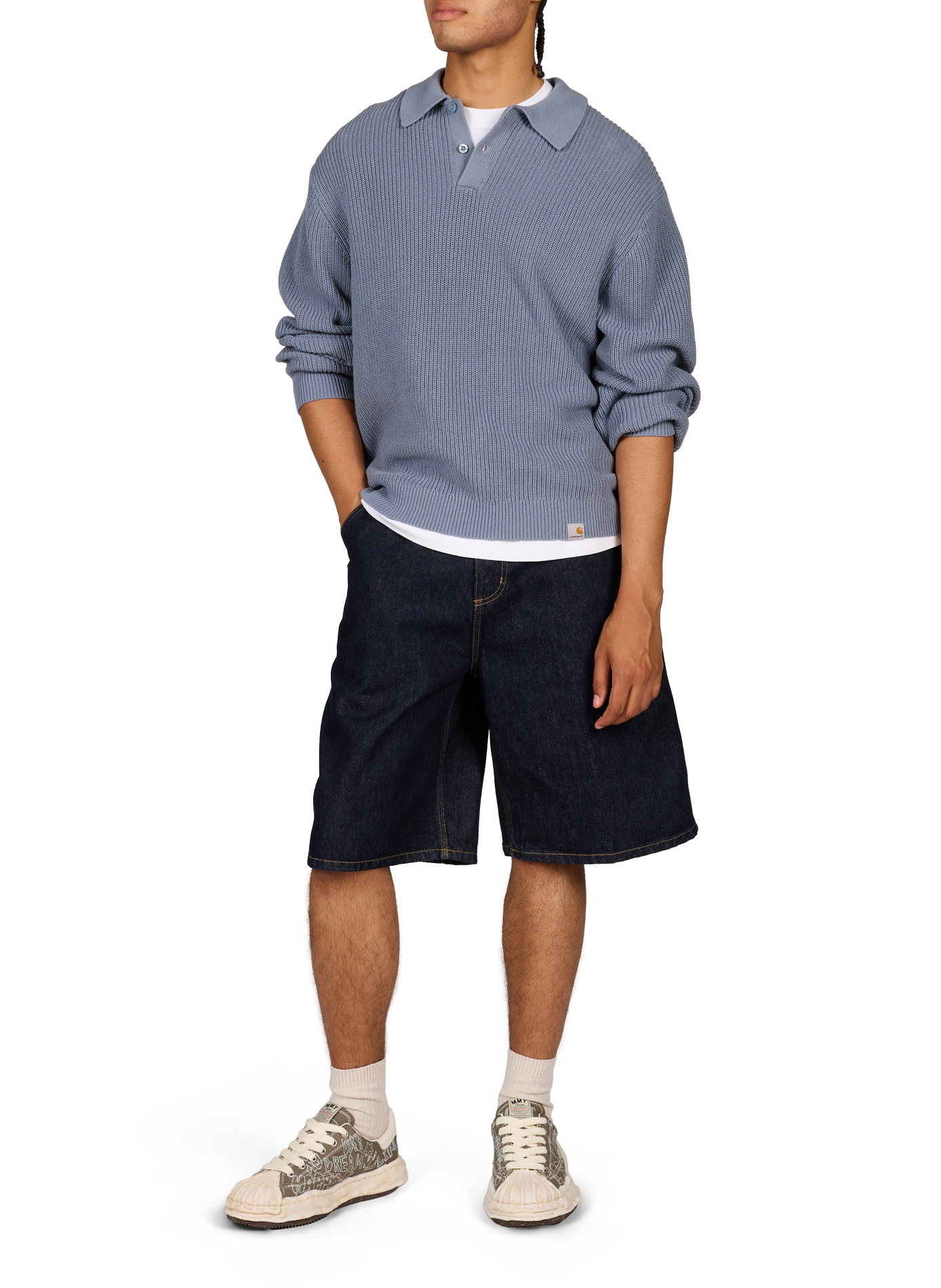 Pull en coton CARHARTT WIP Bleu