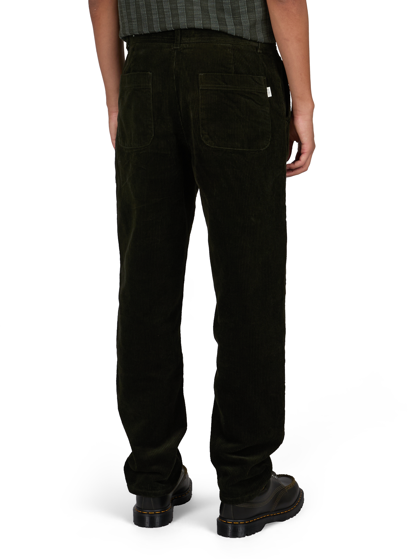 Corduroy cotton jeans LES DEUX Green