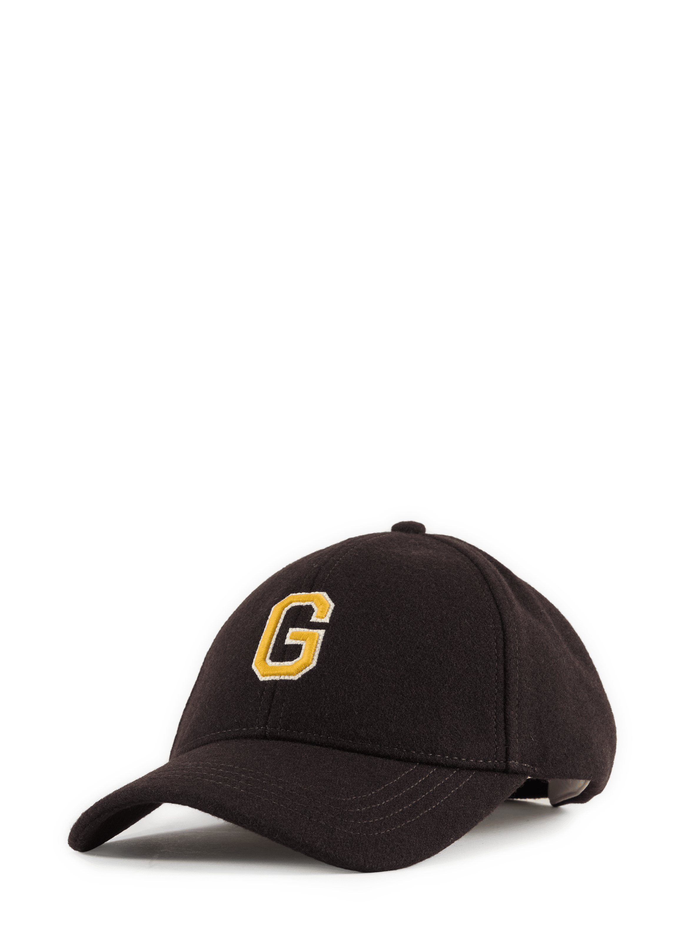 Cappellino con logo in misto lana GANT Marrone