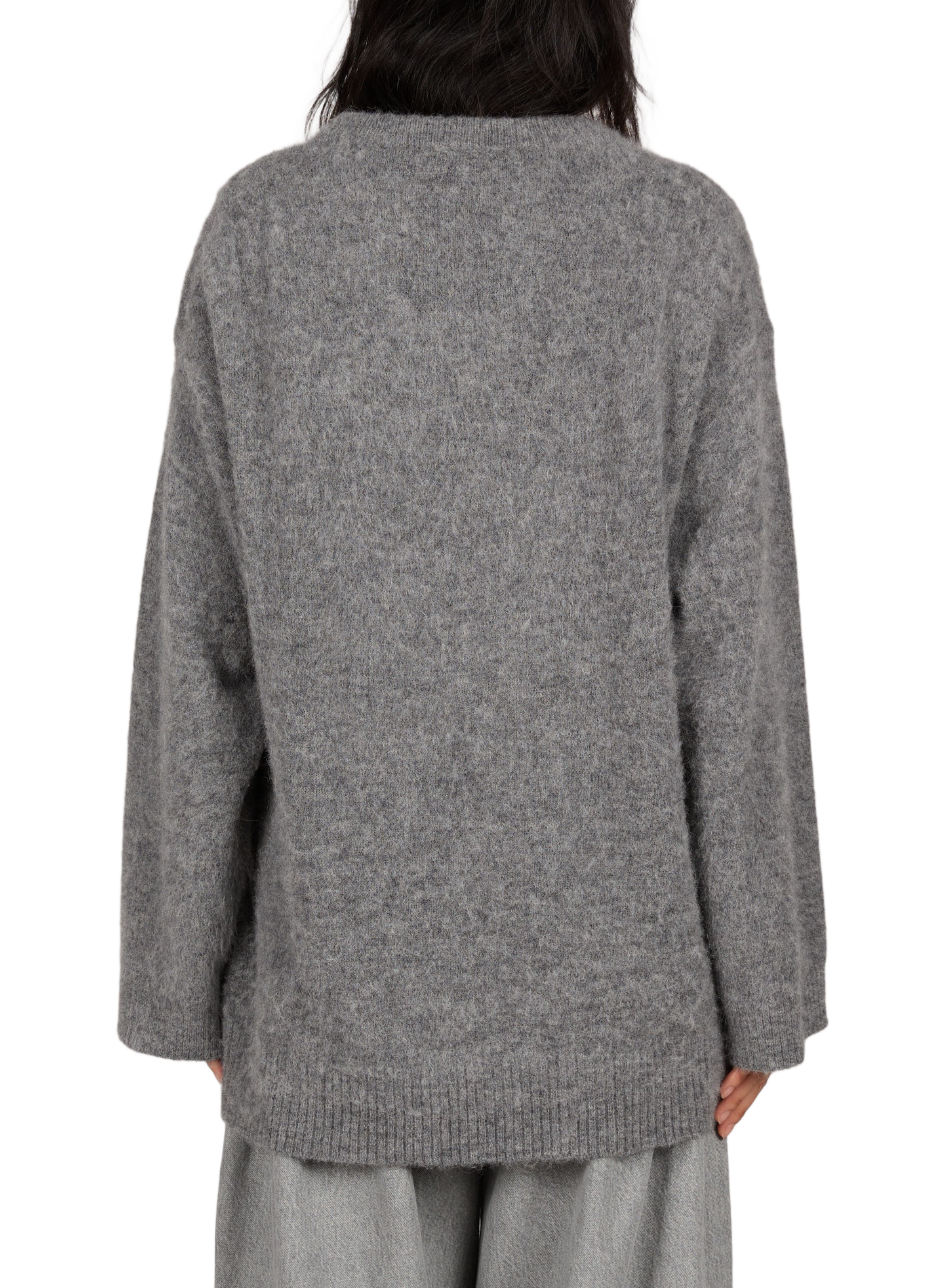 Oversized wool-blend jumper GANNI Grey