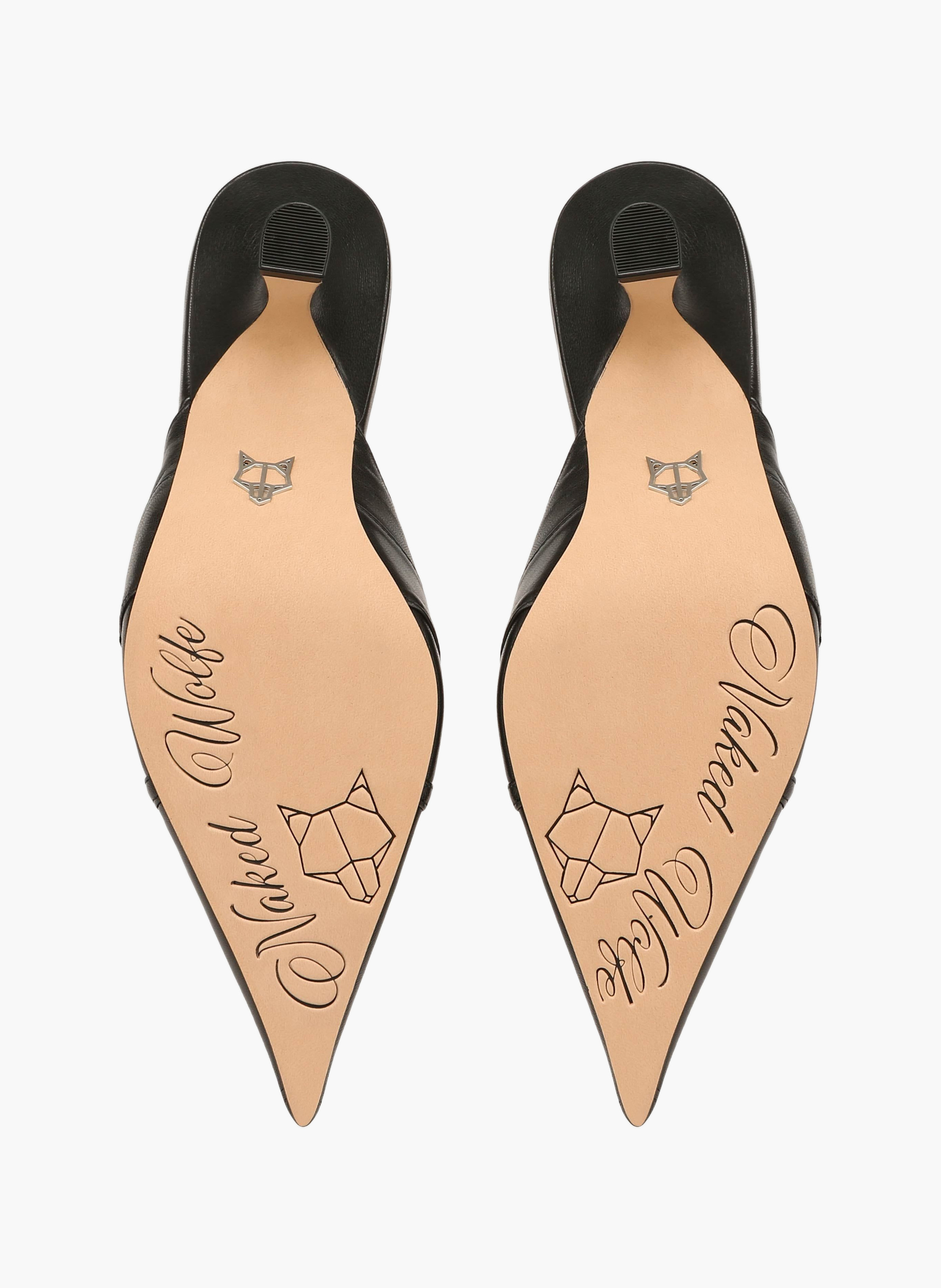 Hayes Pumps aus Leder NAKED WOLFE Schwarz