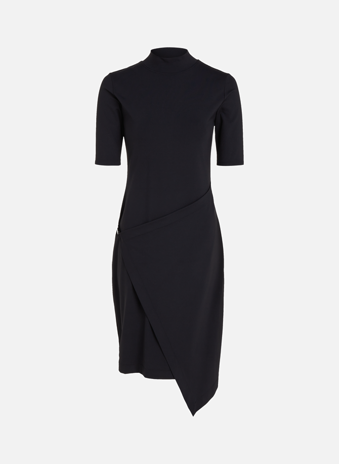 CALVIN KLEIN asymmetrical mid-length dress