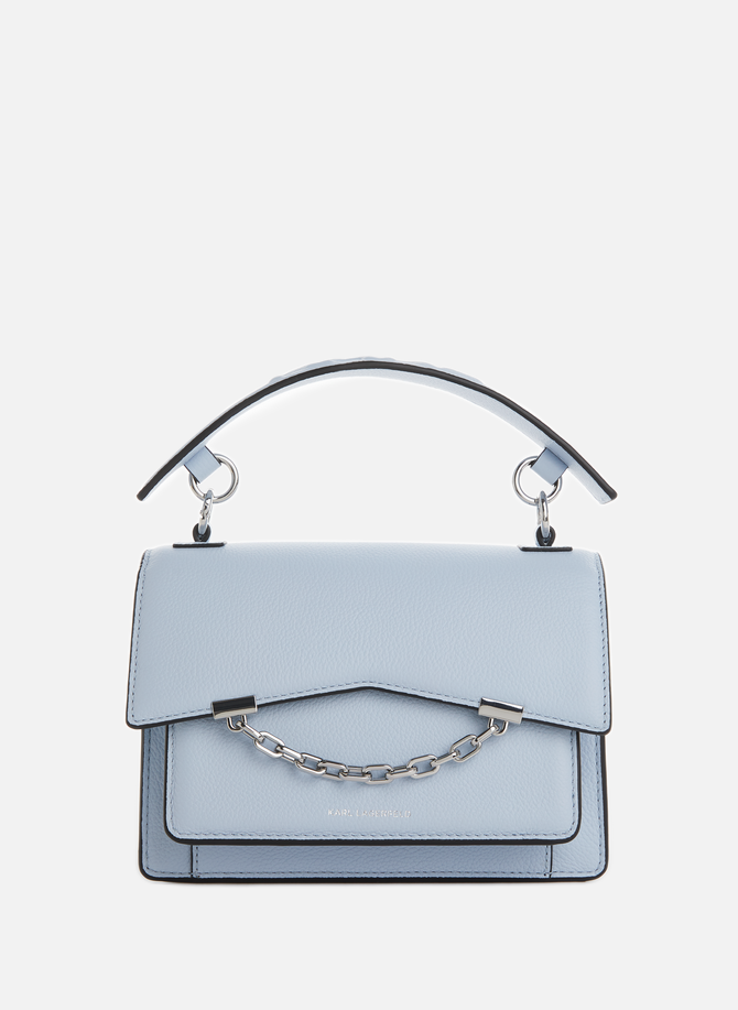K/Seven bag in grained leather KARL LAGERFELD