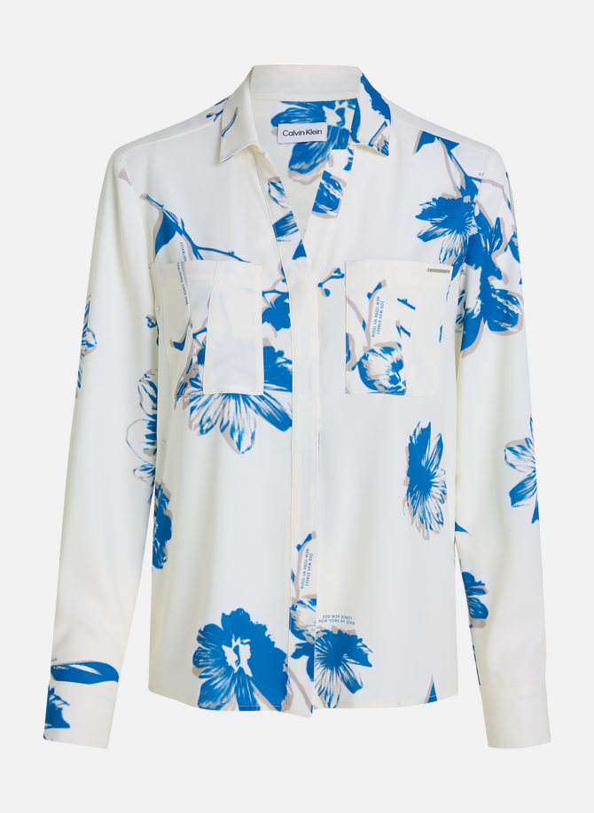 CALVIN KLEIN patterned blouse