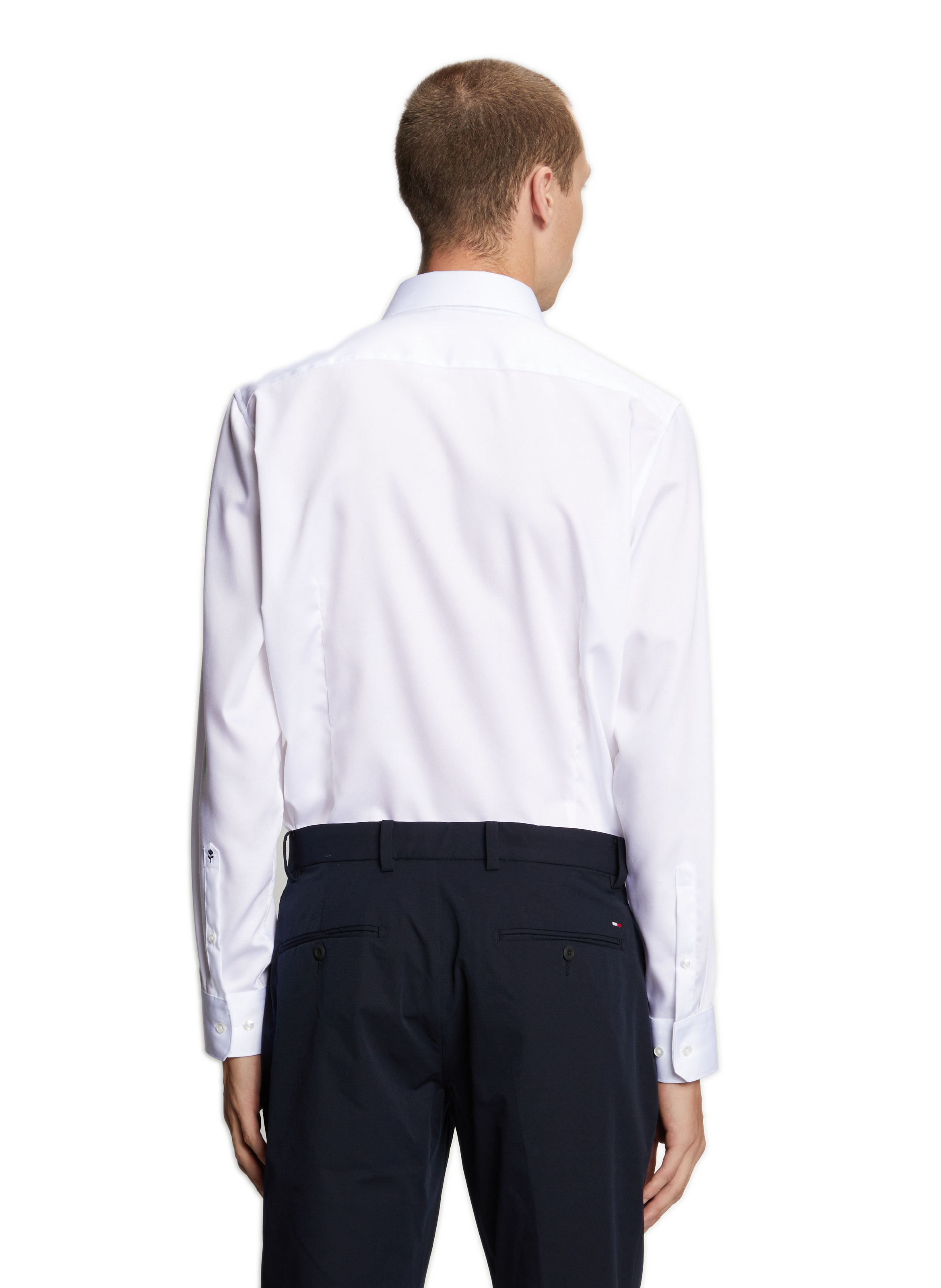 Chemise slim sans repassage SEIDENSTICKER Blanc