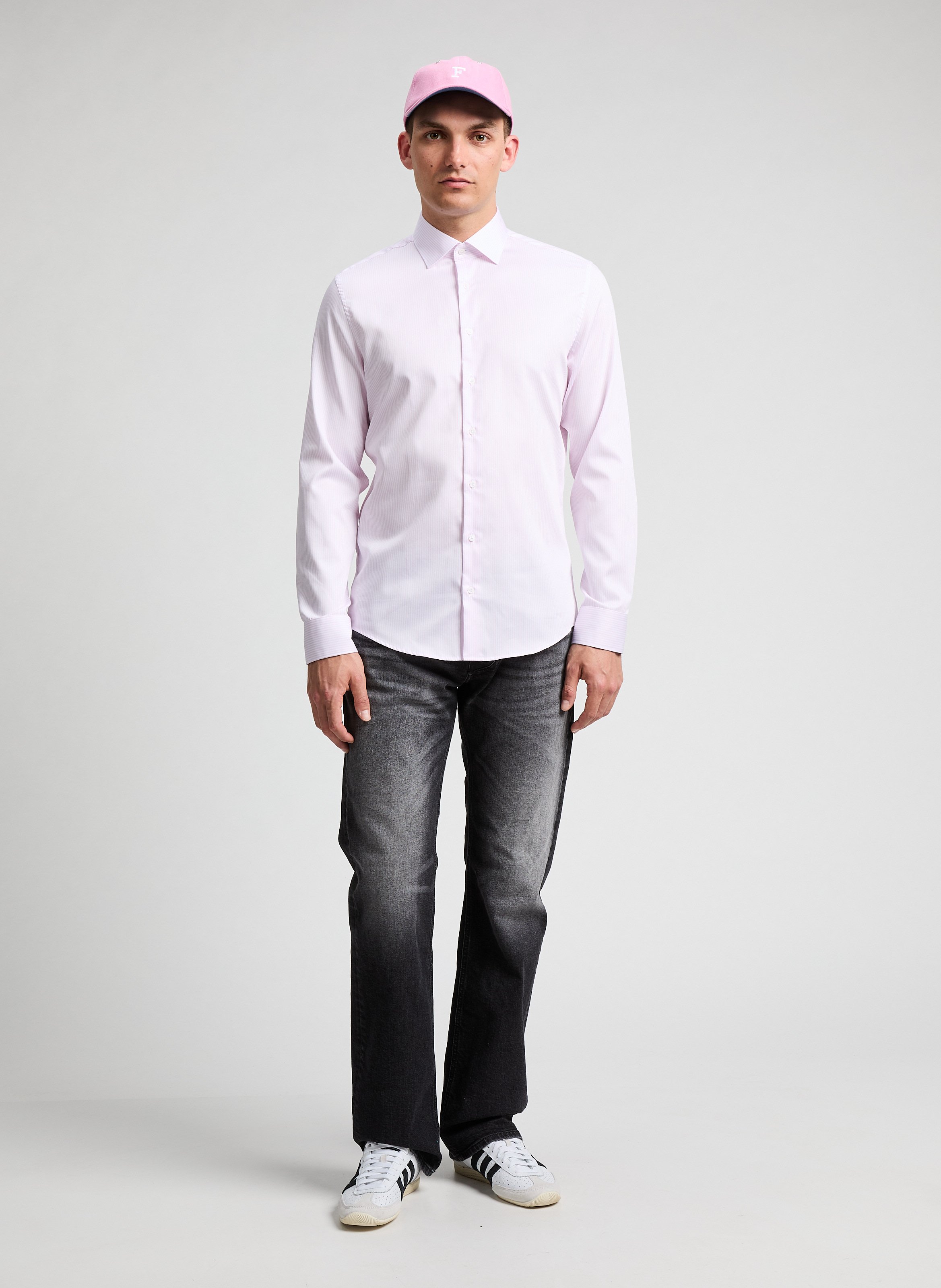 Chemise slim sans repassage SEIDENSTICKER Bleu