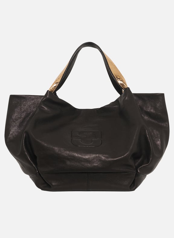 Sac hobo en cuir - le corto Noir by GERARD DAREL GERARD DAREL Sac hobo en cuir - le corto Noir