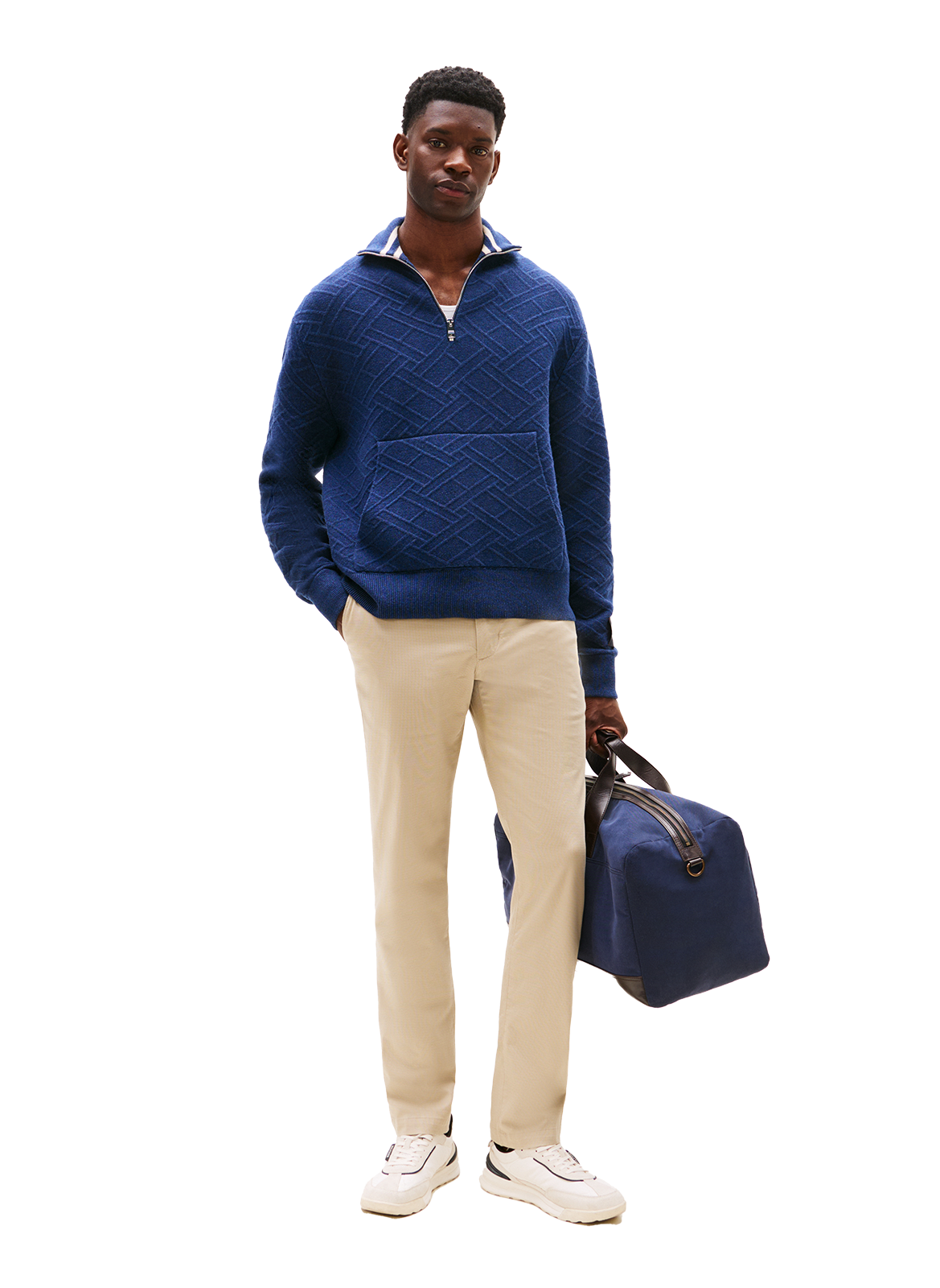 Straight cotton chinos TOMMY HILFIGER Beige