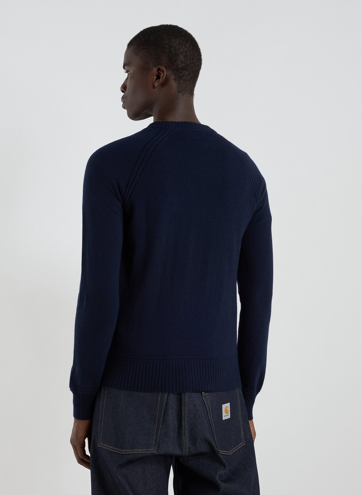 Pull droit à col rond K-WAY Bleu