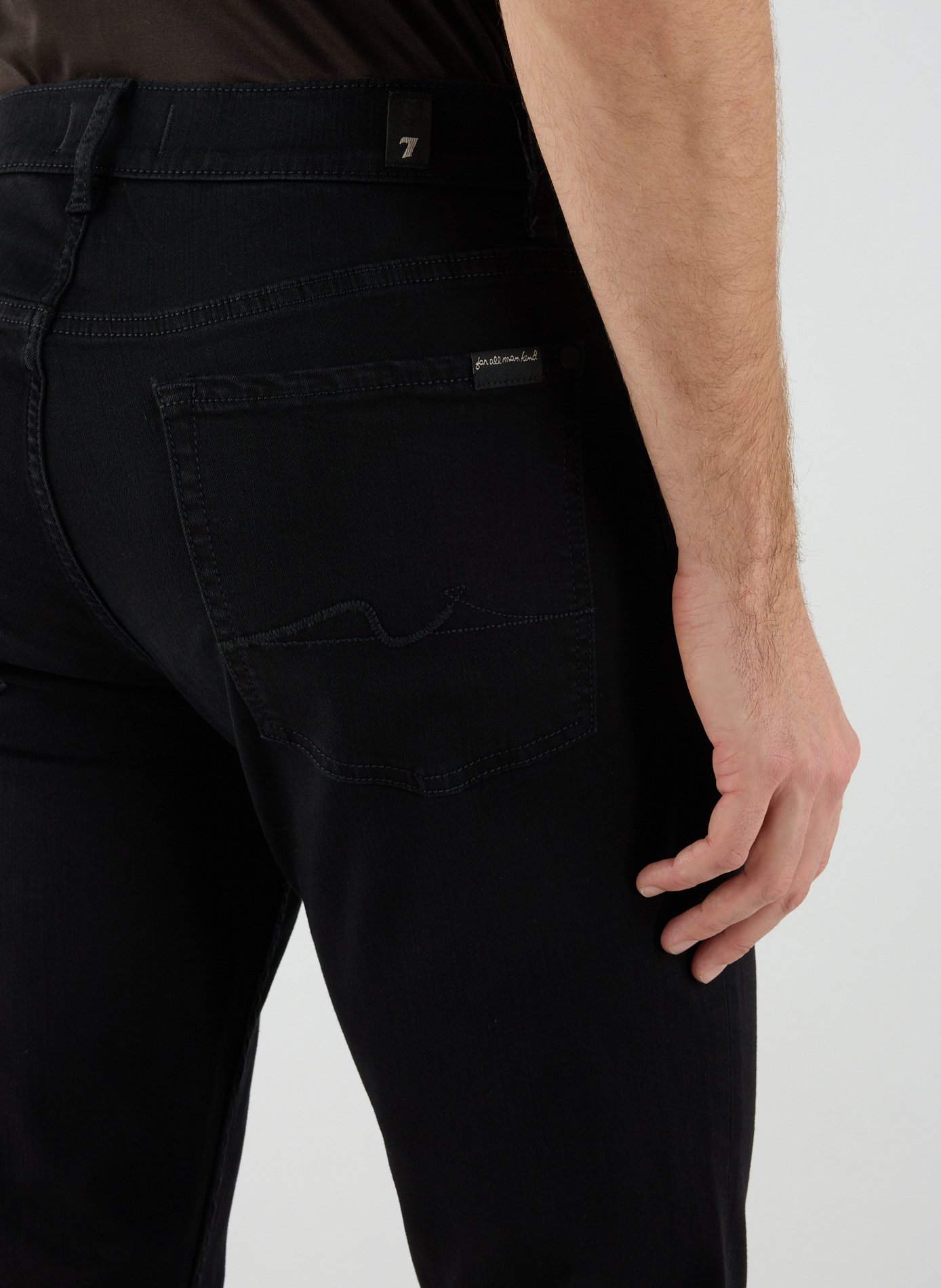 Slimmy slim jeans in blended cotton 7 FOR ALL MANKIND Black