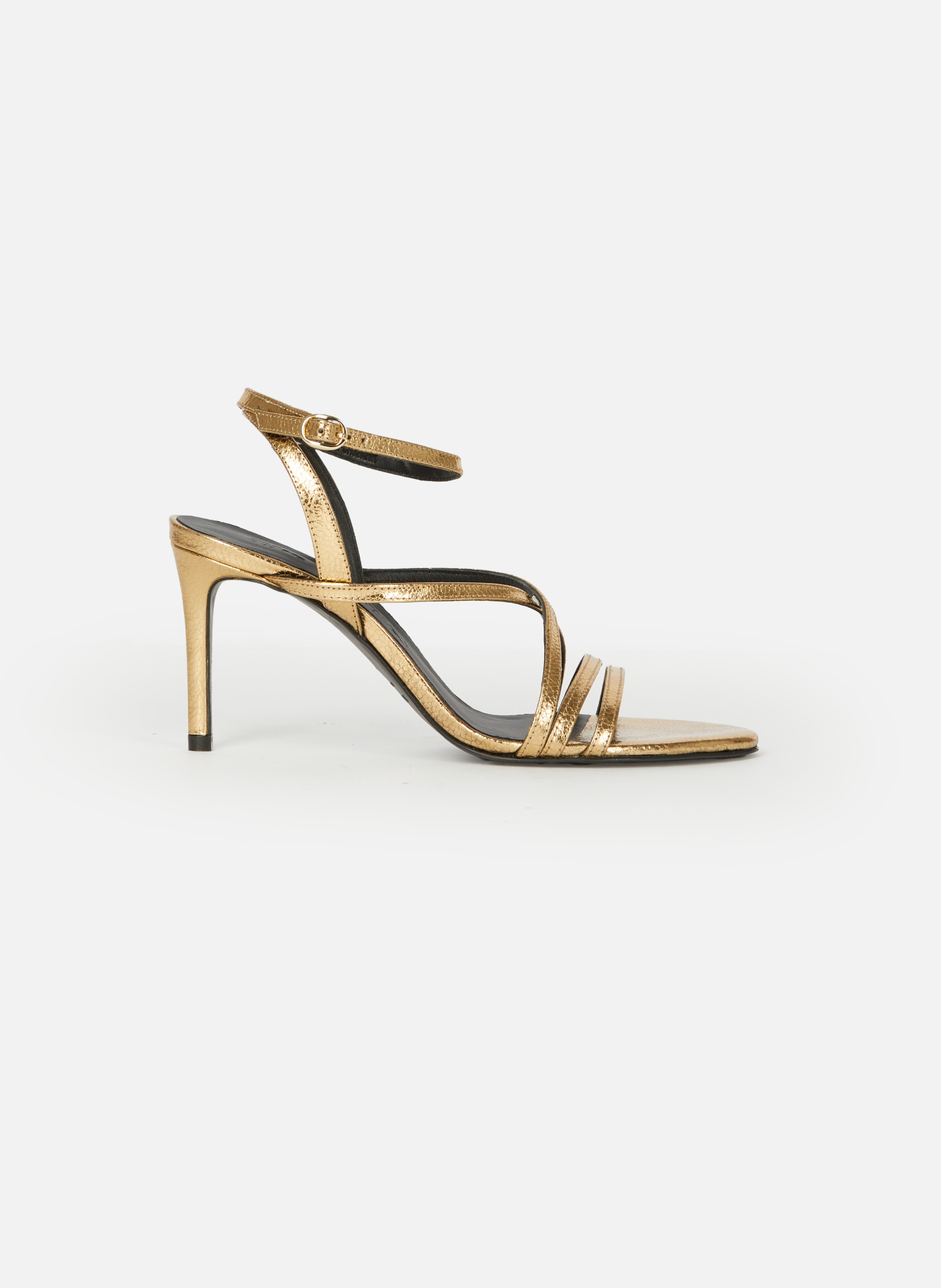 Sandales à talons en cuir JauneTHE KOOPLES