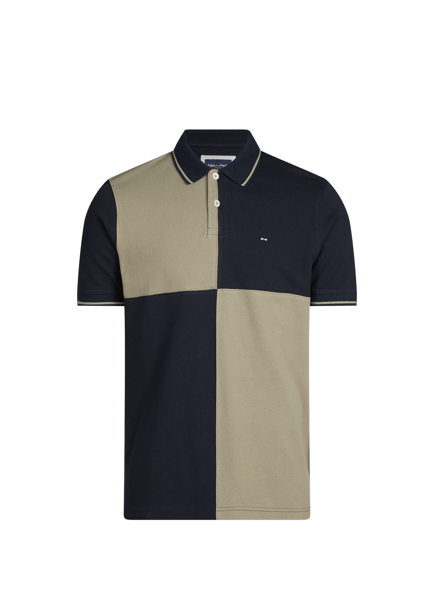 Polo manches courtes en coton EDEN PARK Beige