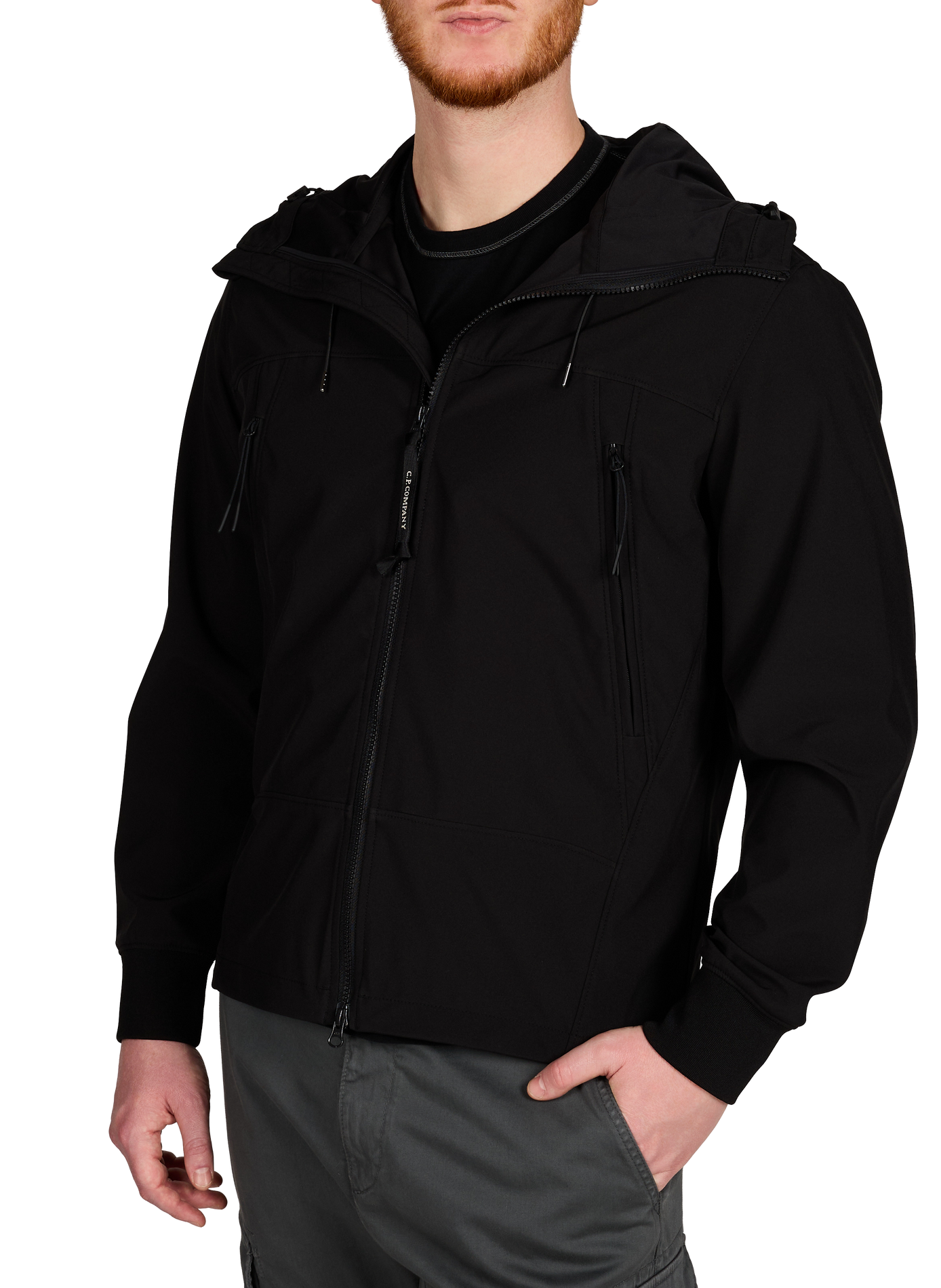 Veste à capuche CP COMPANY Noir