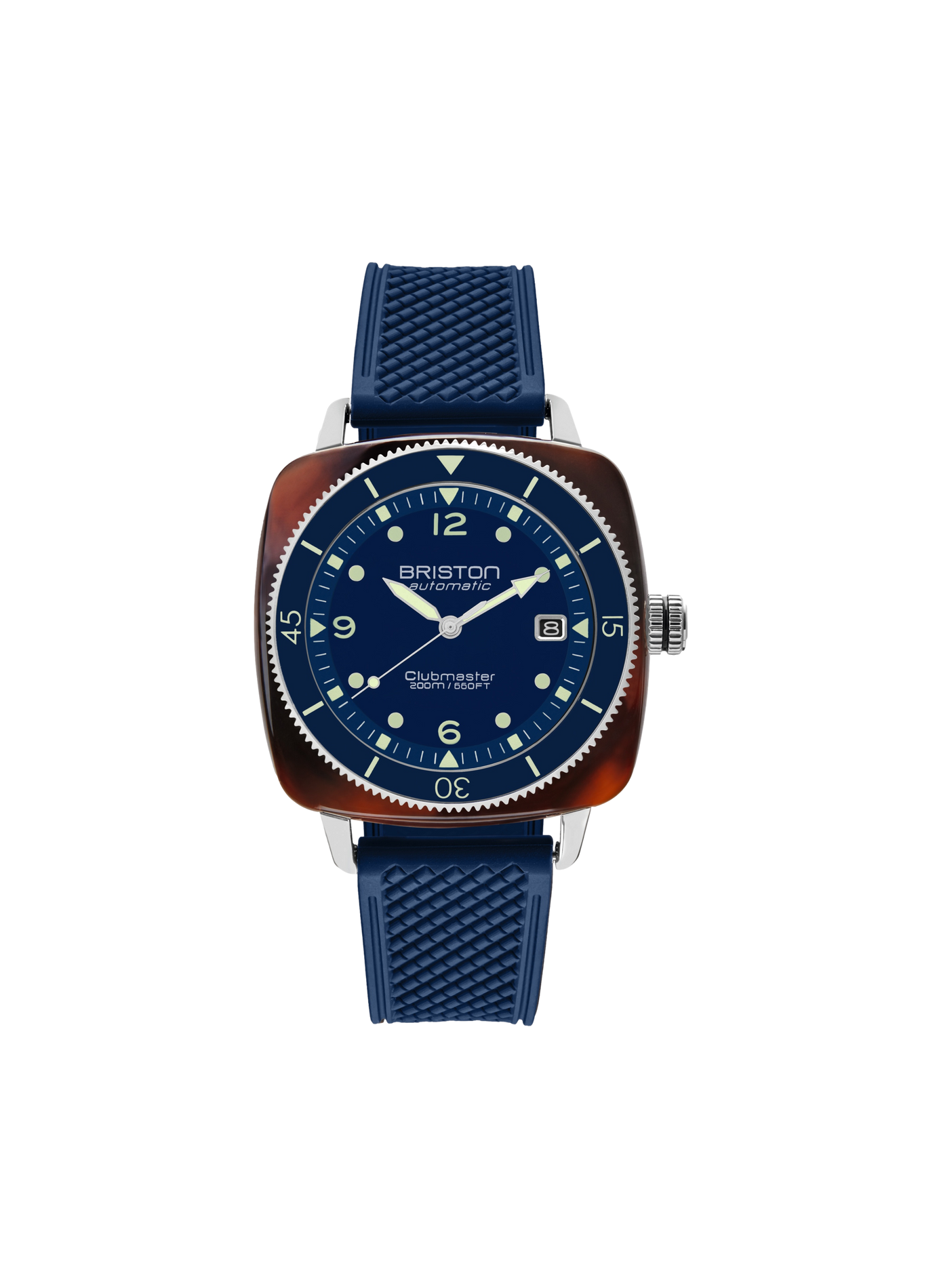 Montre Clubmaster Legend en caoutchouc BRISTON Bleu
