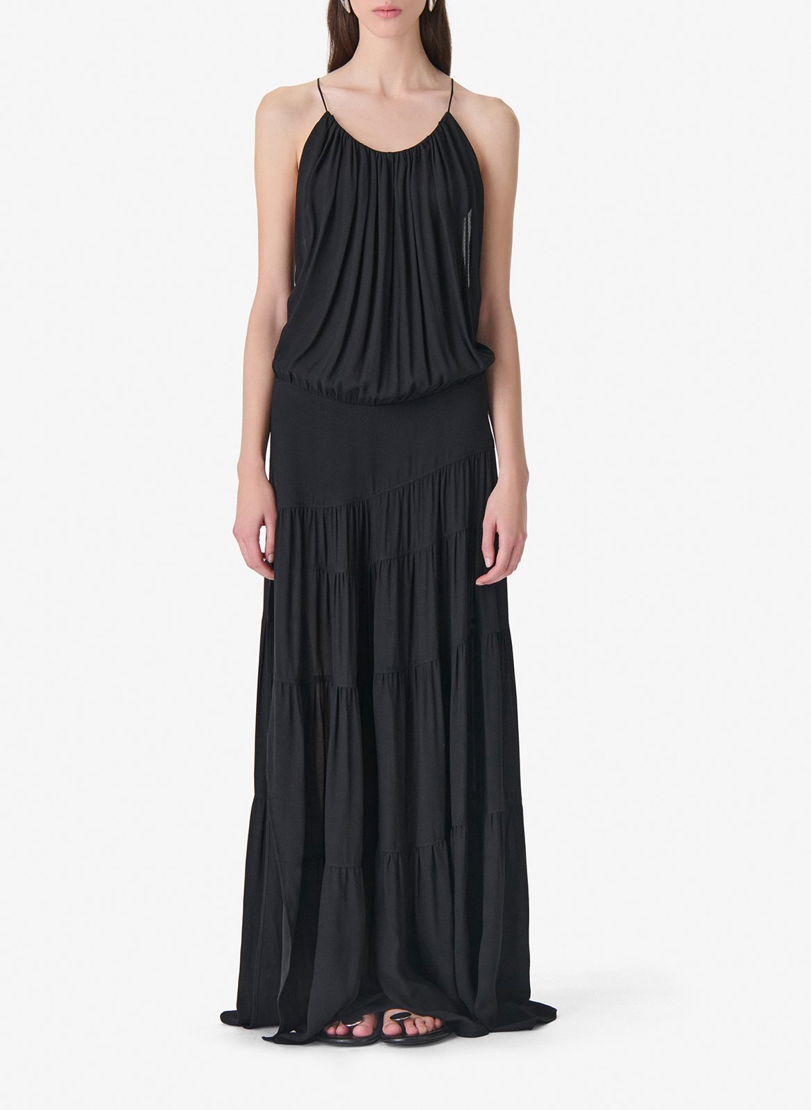 Robe longue ample island IRO Noir