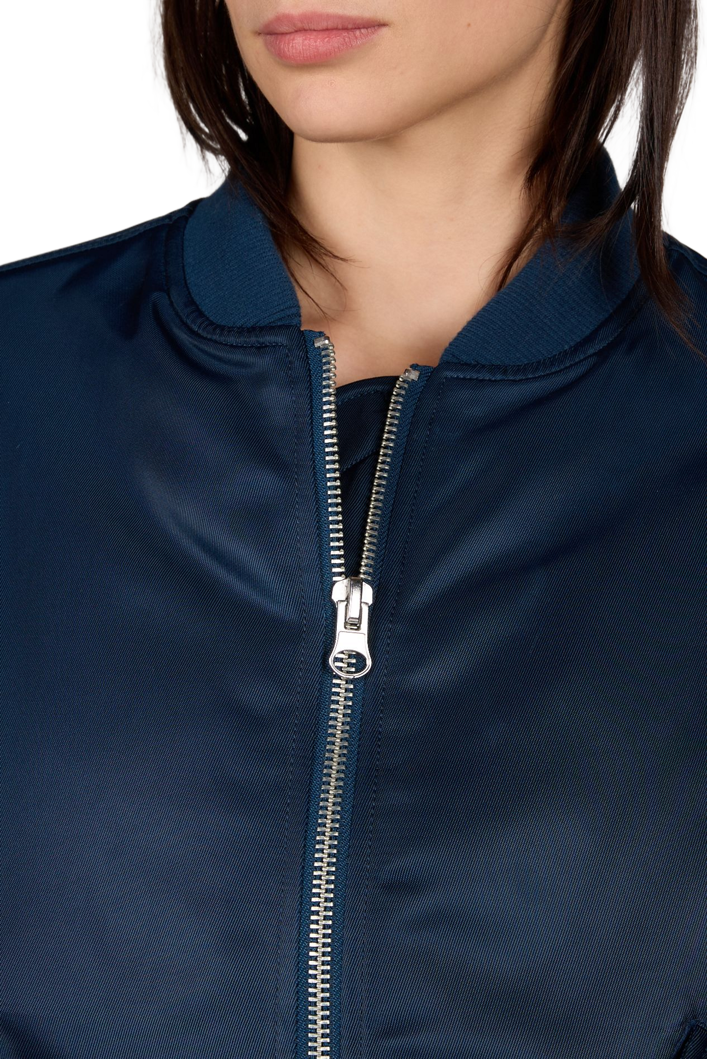 Bomber Ava in weiter Passform TOPSHOP Blau