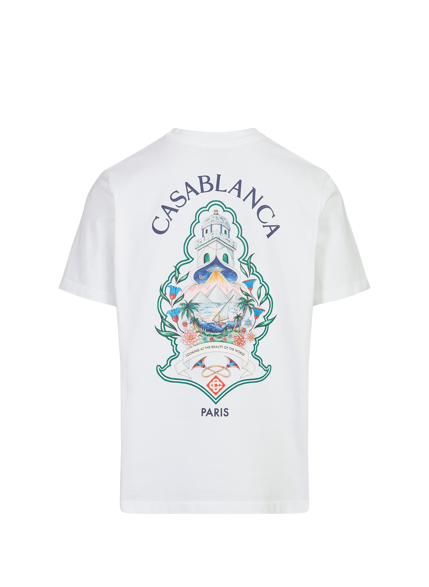 Hotel Emblem cotton T-shirt CASABLANCA PARIS Multicolour
