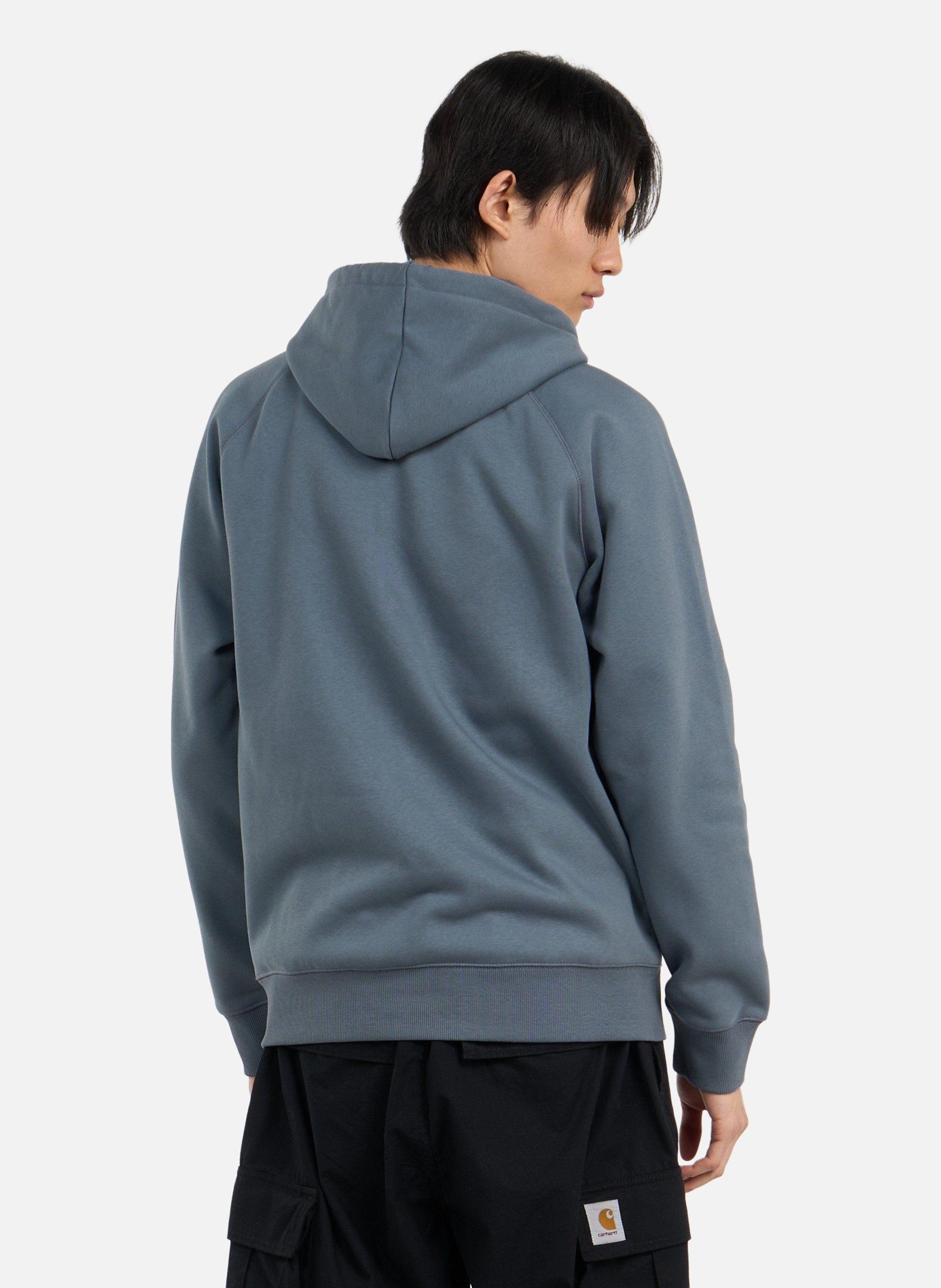 Hoodie zippé hooded chase CARHARTT WIP Bleu