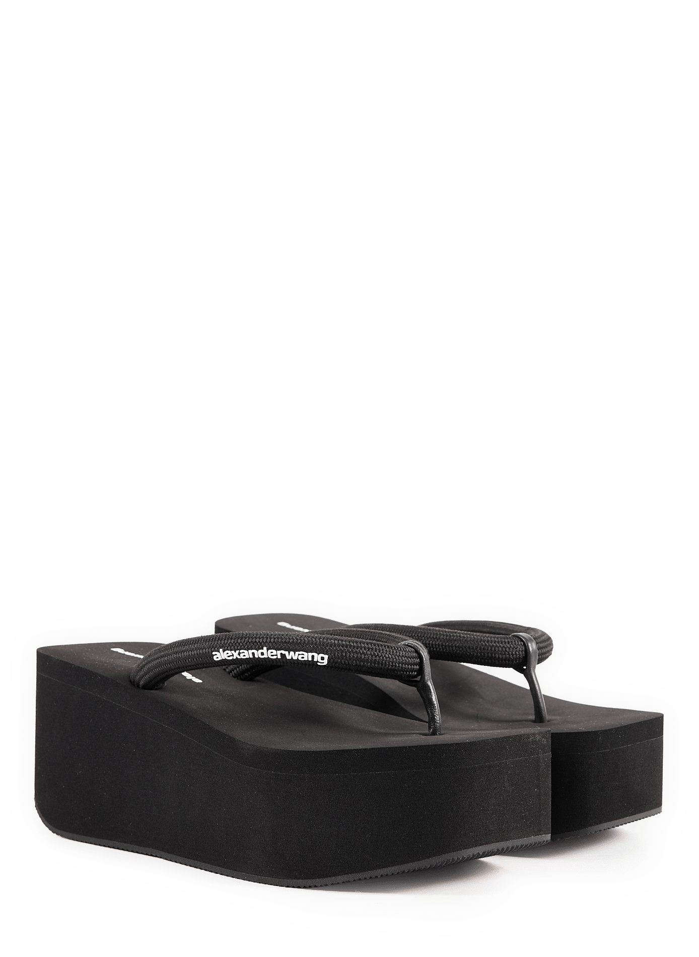 Jenna wedge sole sandals ALEXANDER WANG Black