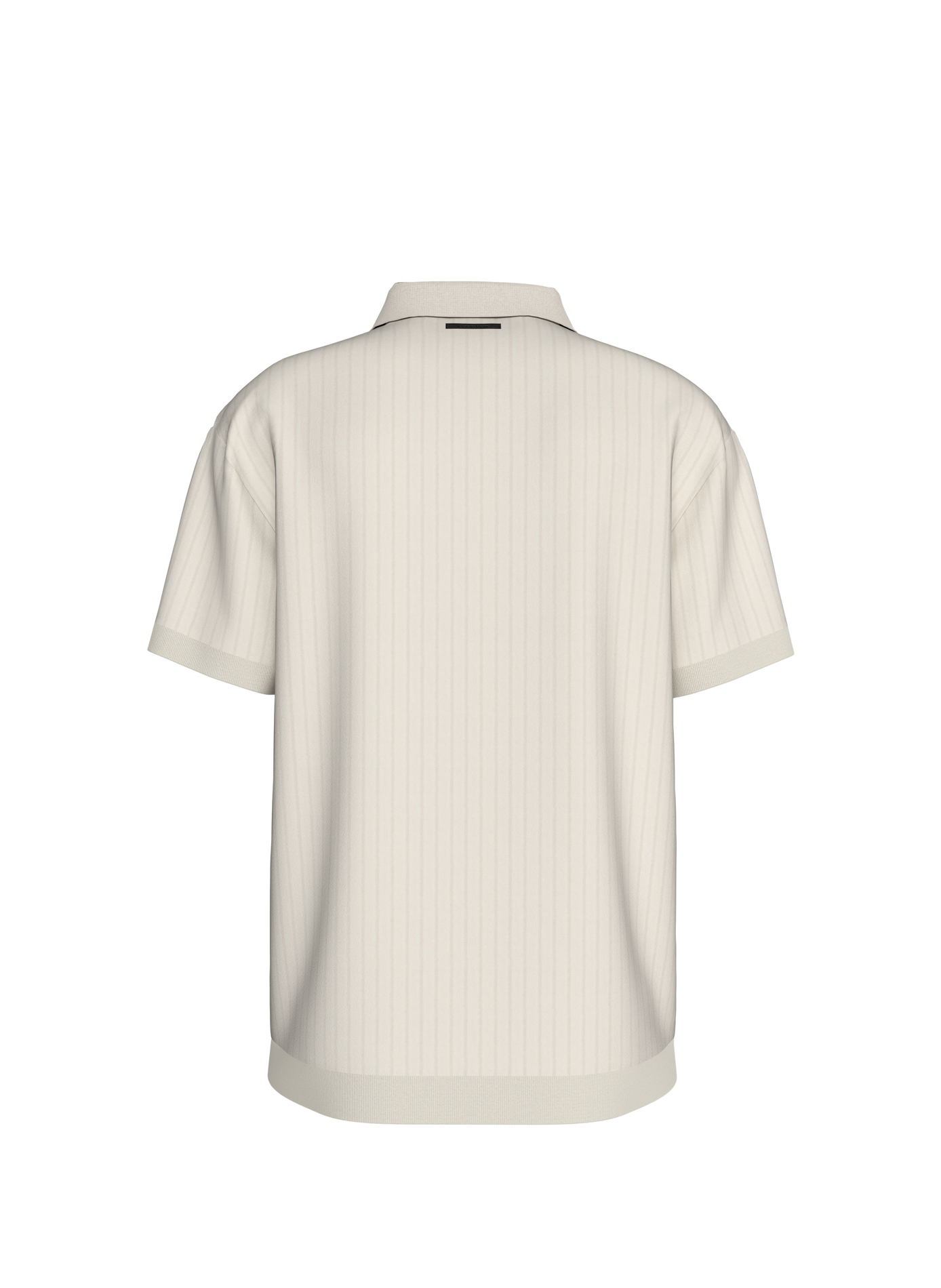 Striped short-sleeve polo CALVIN KLEIN Beige