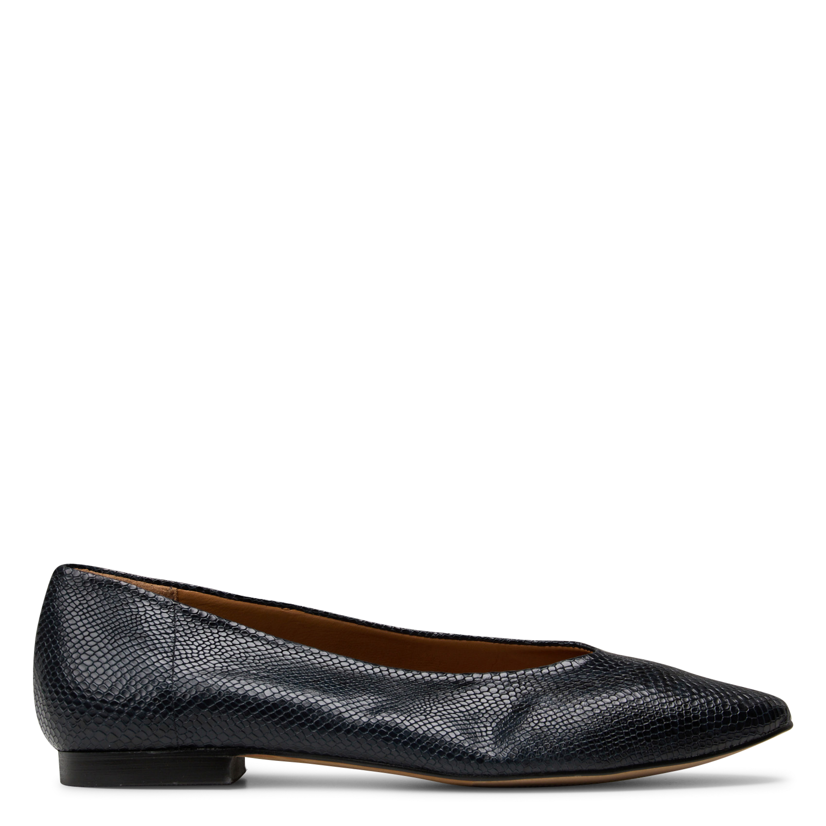 Ballerines en cuir effet python mona MAISON 123 Noir