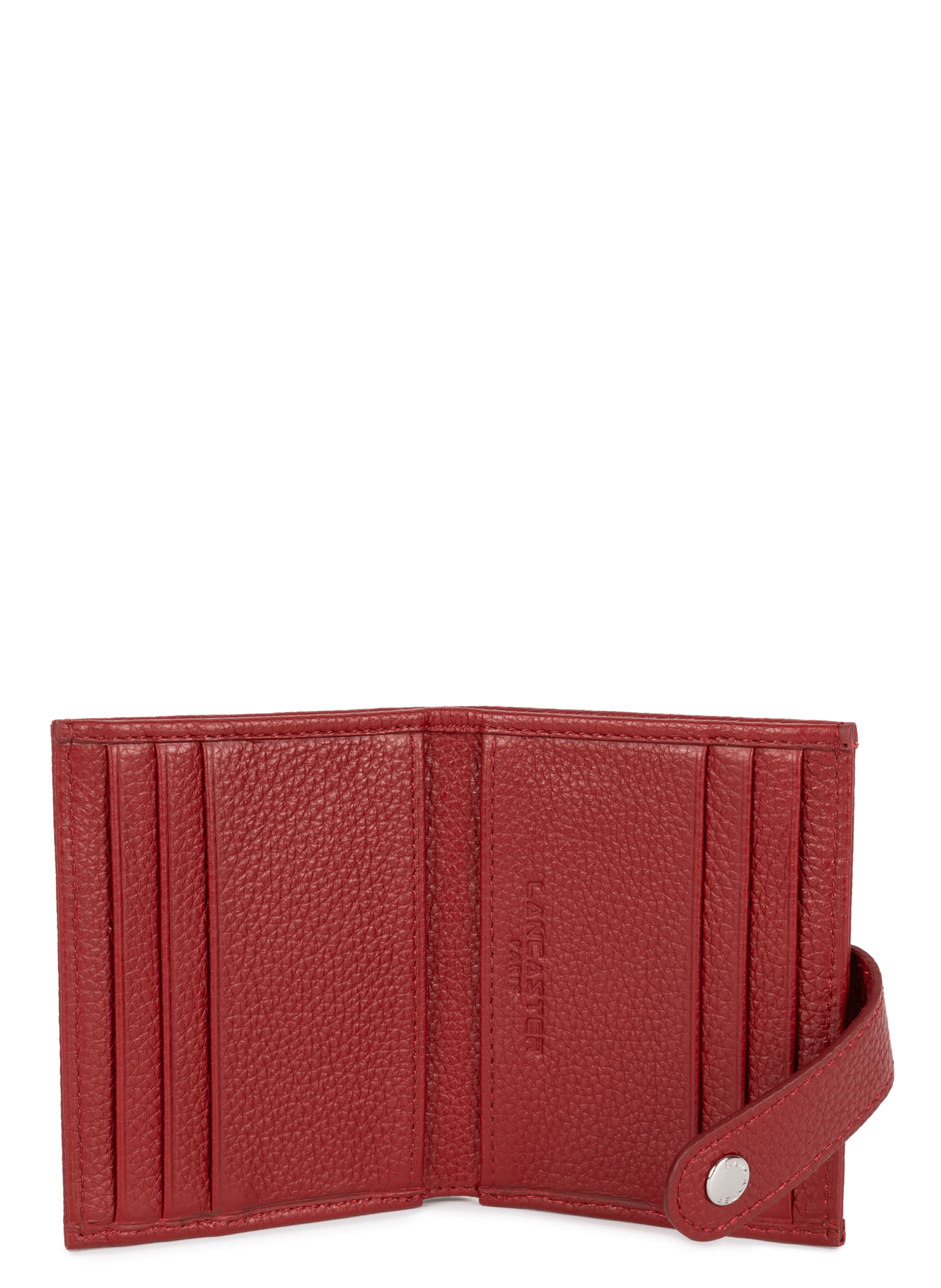 Porte-cartes - foulonné pm | Rouge LANCASTER Femme