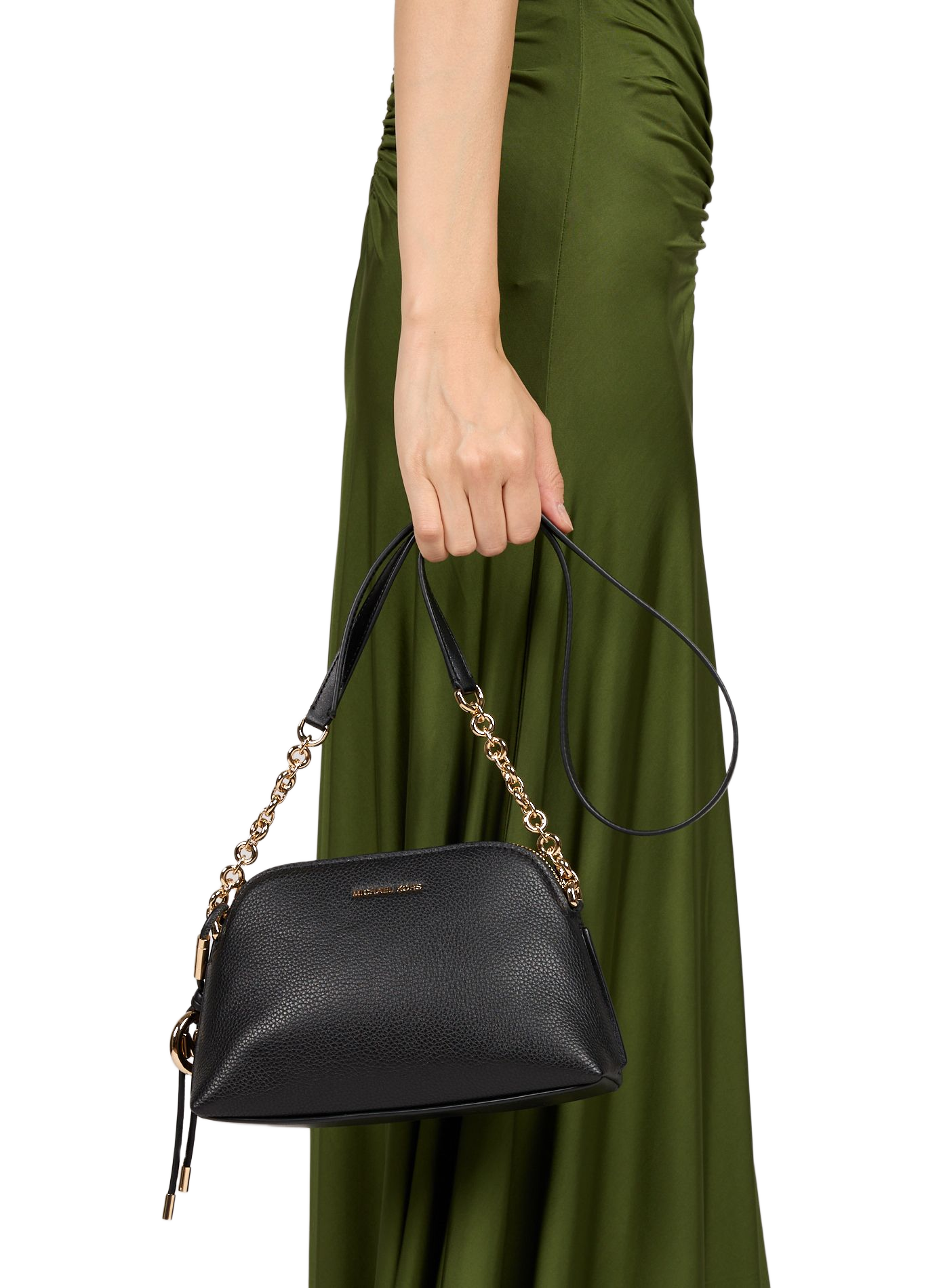 Sac à bandoulière Freddie en cuir MICHAEL KORS Noir