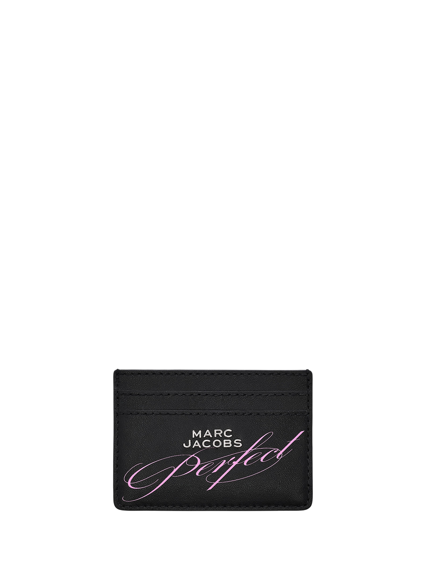 Kartenhalter The Perfect Everyday aus Leder MARC JACOBS Schwarz