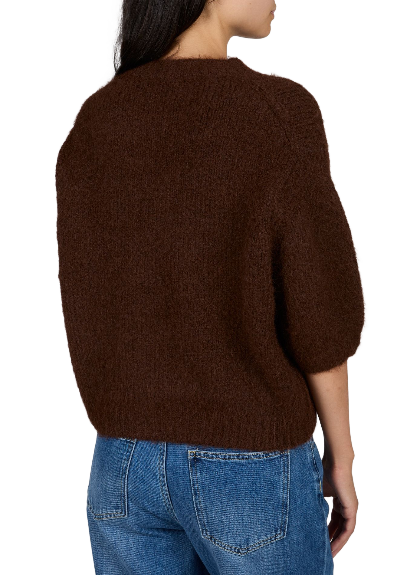 Rundhalsausschnitt-Pullover ARTLOVE Braun