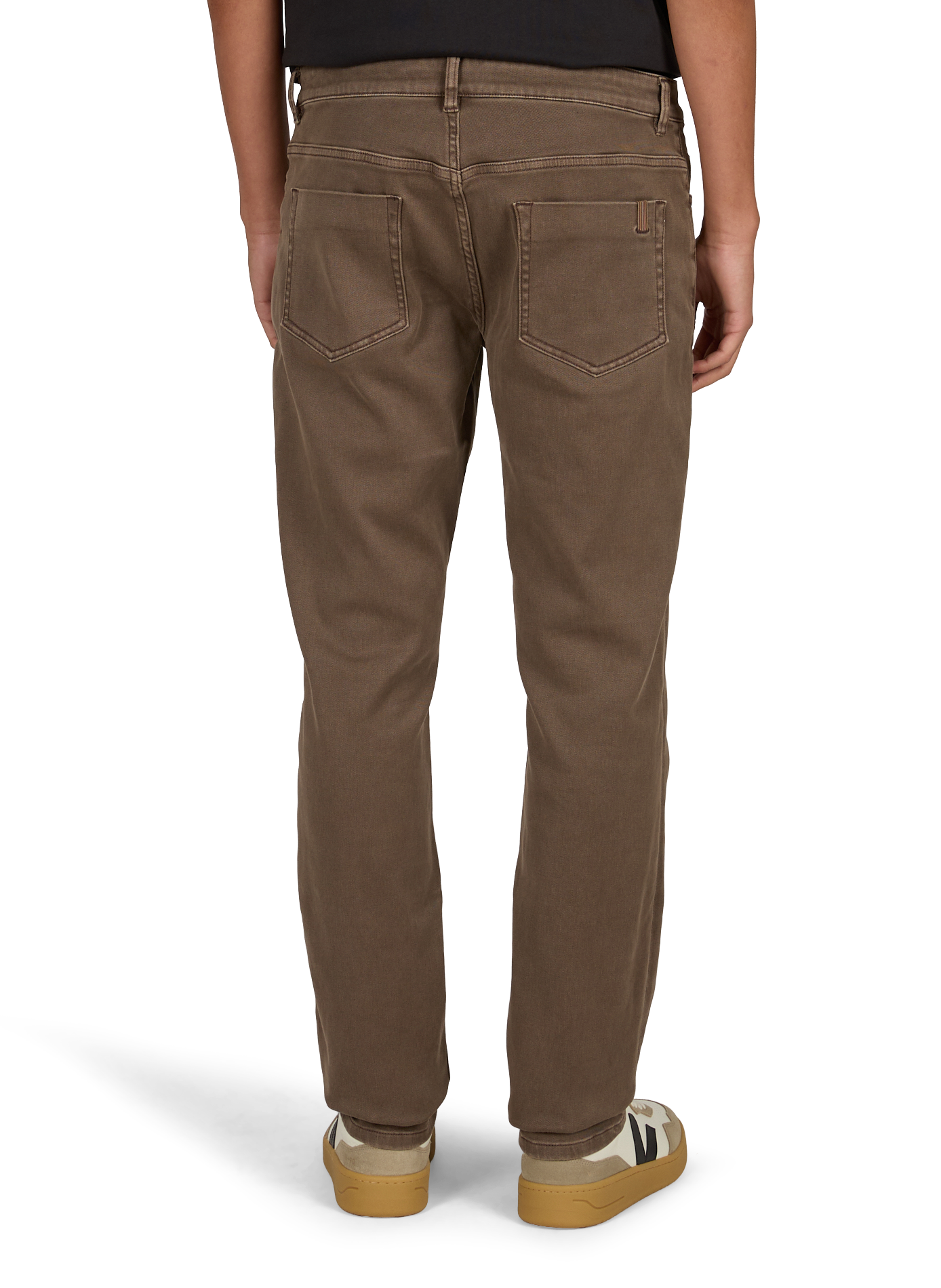Slim-fit jeans van gemengd katoen NOTIFY Bruin