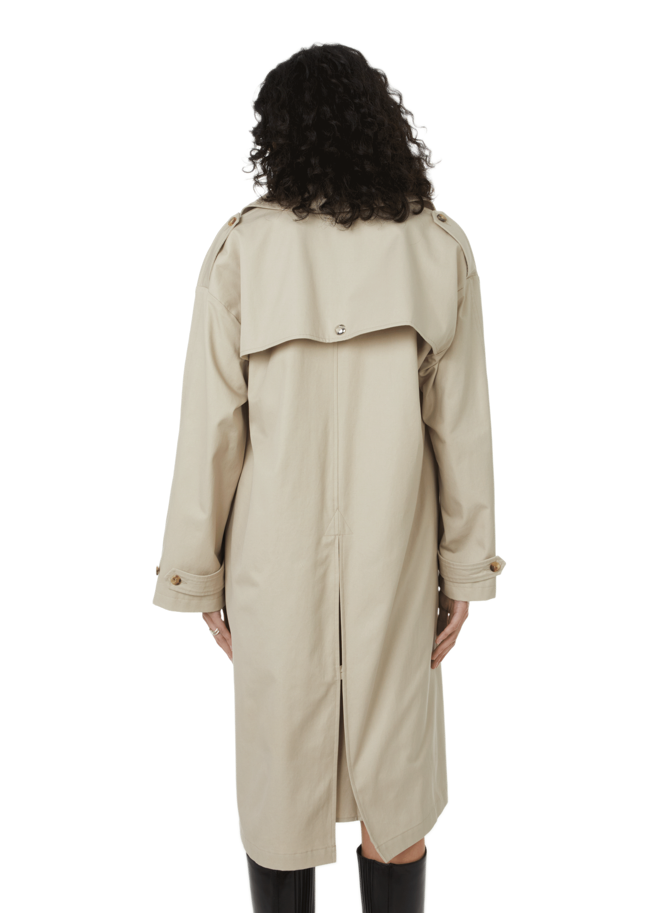 Cut-out cotton trench coat COPERNI Beige