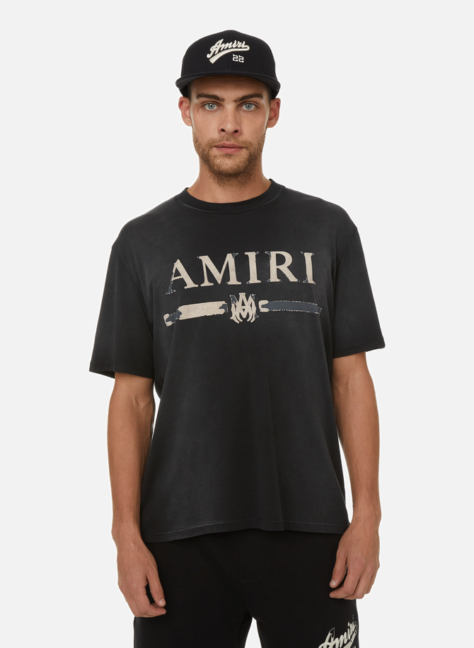 T-shirt ample à logo en coton AMIRI